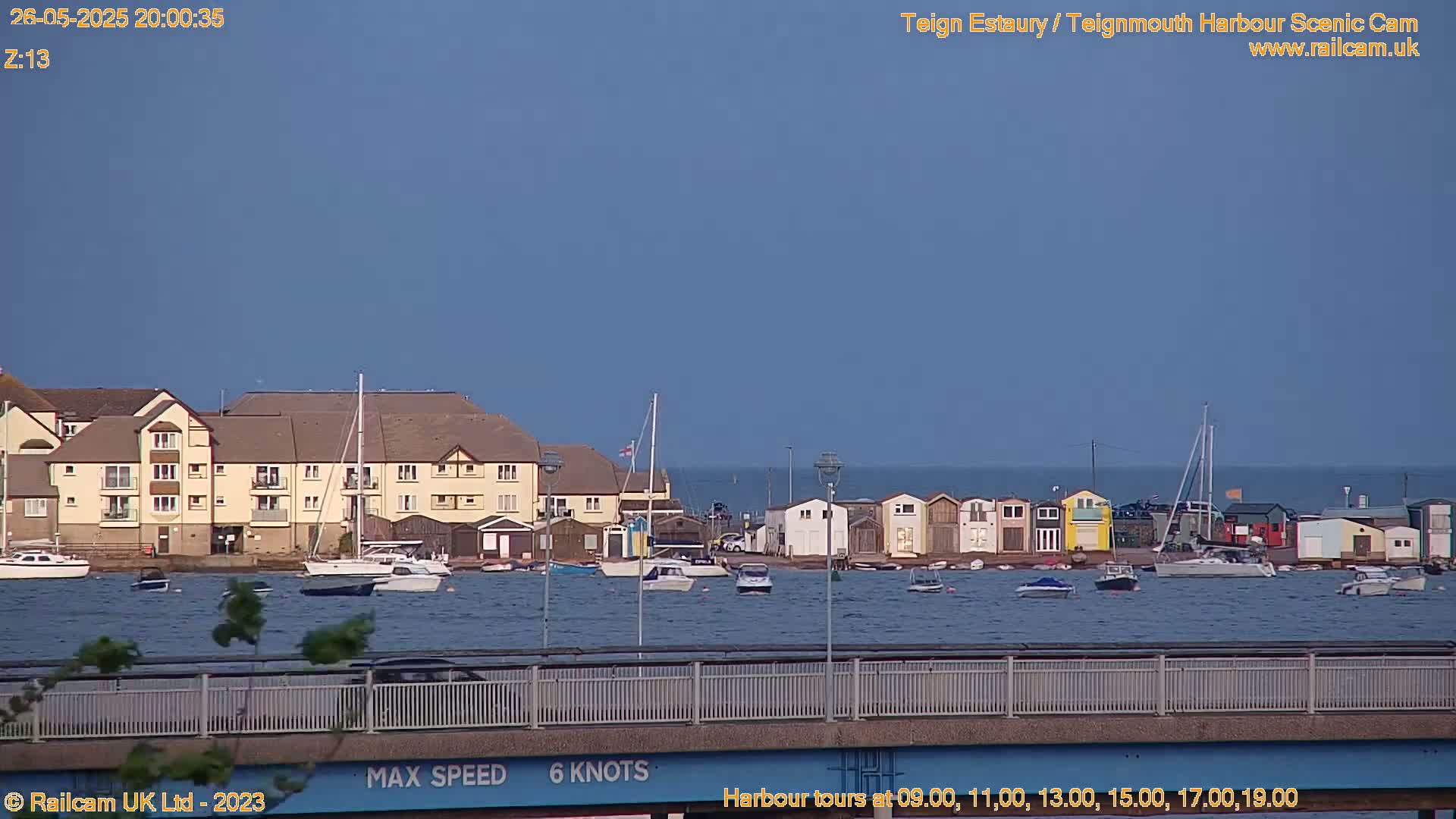 Teignmouth Harbour , Teign River & Shalton Village Live Cam - Teignbridge, Devon, South West, England, United Kingdom