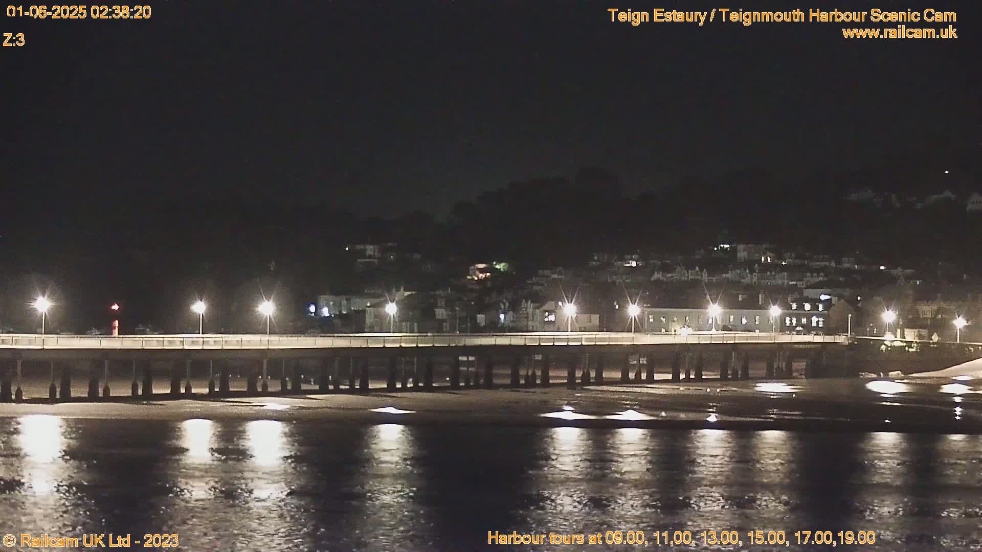 Teignmouth Harbour , Teign River & Shalton Village Live Cam - Teignbridge, Devon, South West, England, United Kingdom
