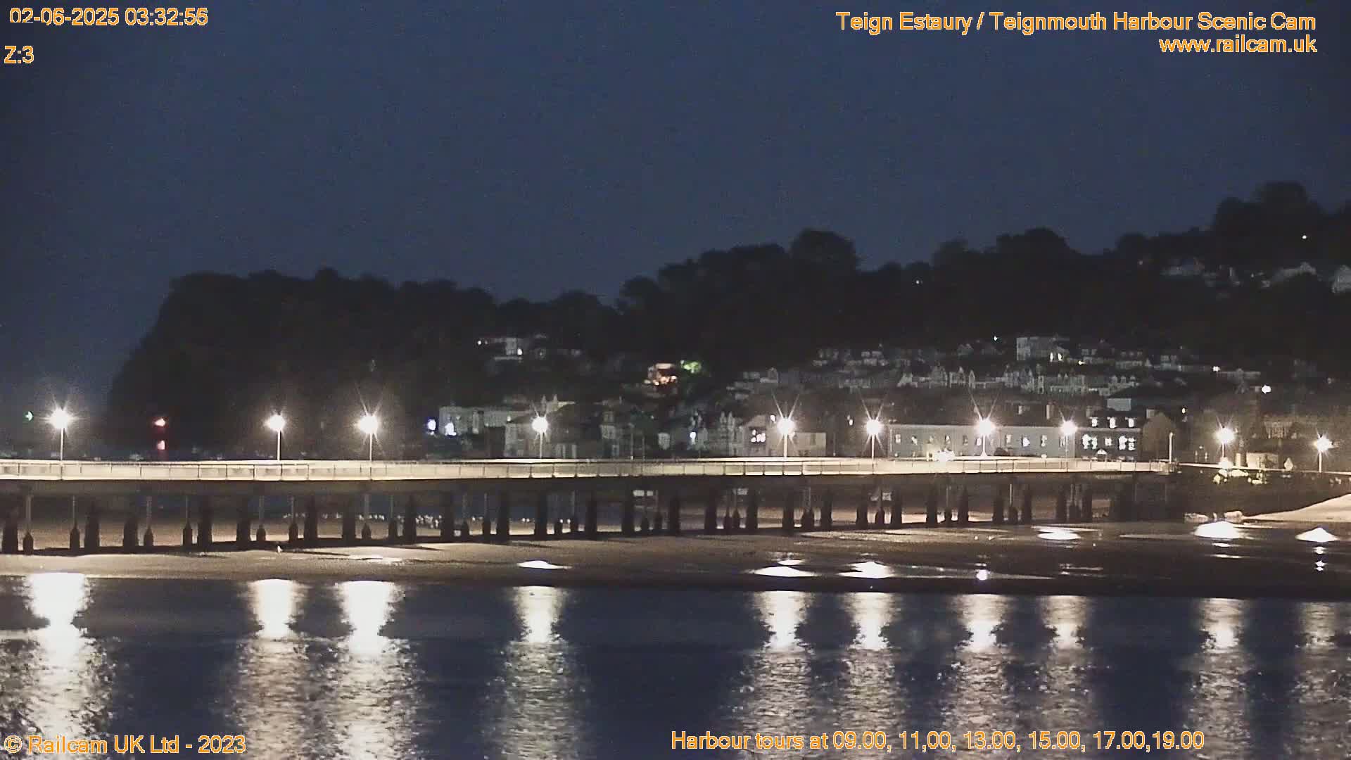 Teignmouth Harbour , Teign River & Shalton Village Live Cam - Teignbridge, Devon, South West, England, United Kingdom