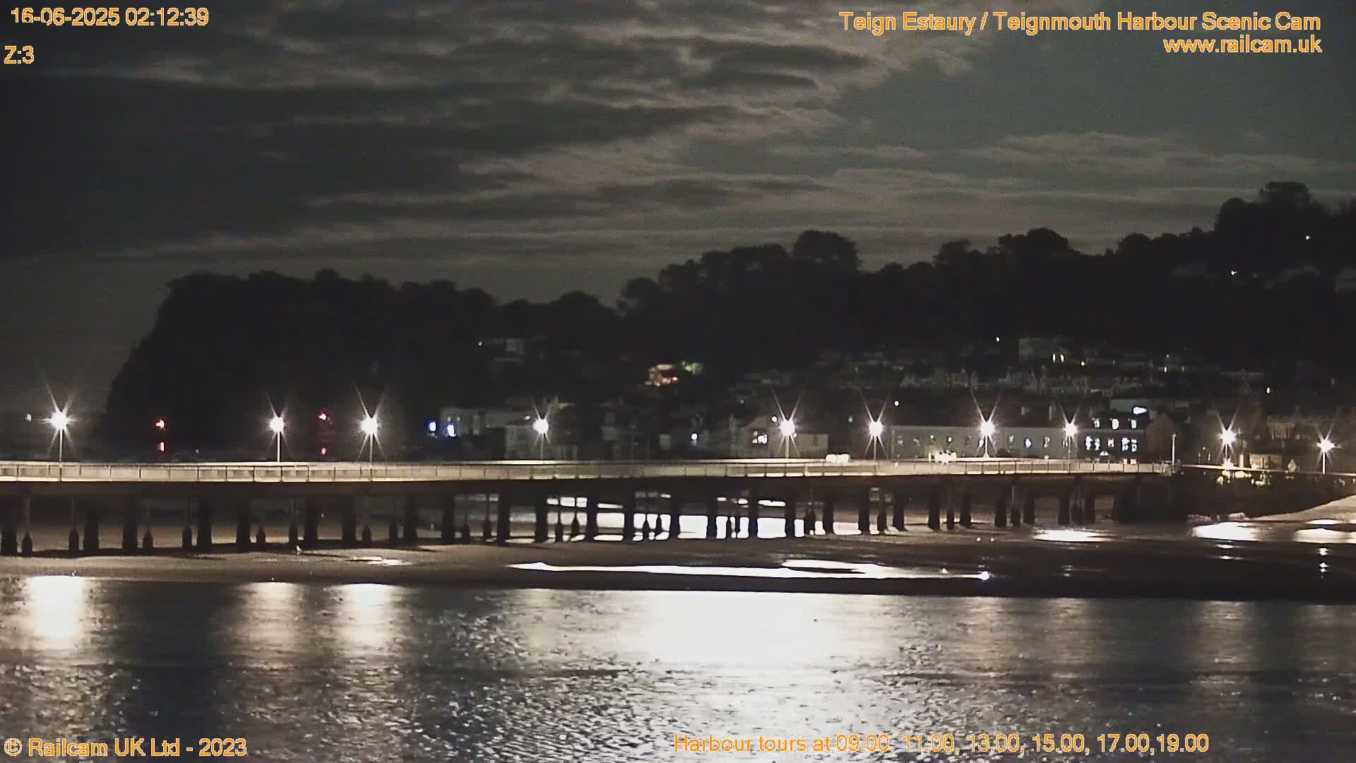 Teignmouth Harbour , Teign River & Shalton Village Live Cam - Teignbridge, Devon, South West, England, United Kingdom