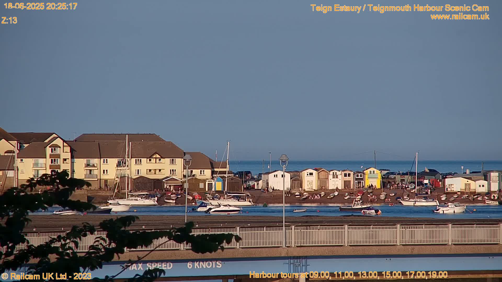 Teignmouth Harbour , Teign River & Shalton Village Live Cam - Teignbridge, Devon, South West, England, United Kingdom