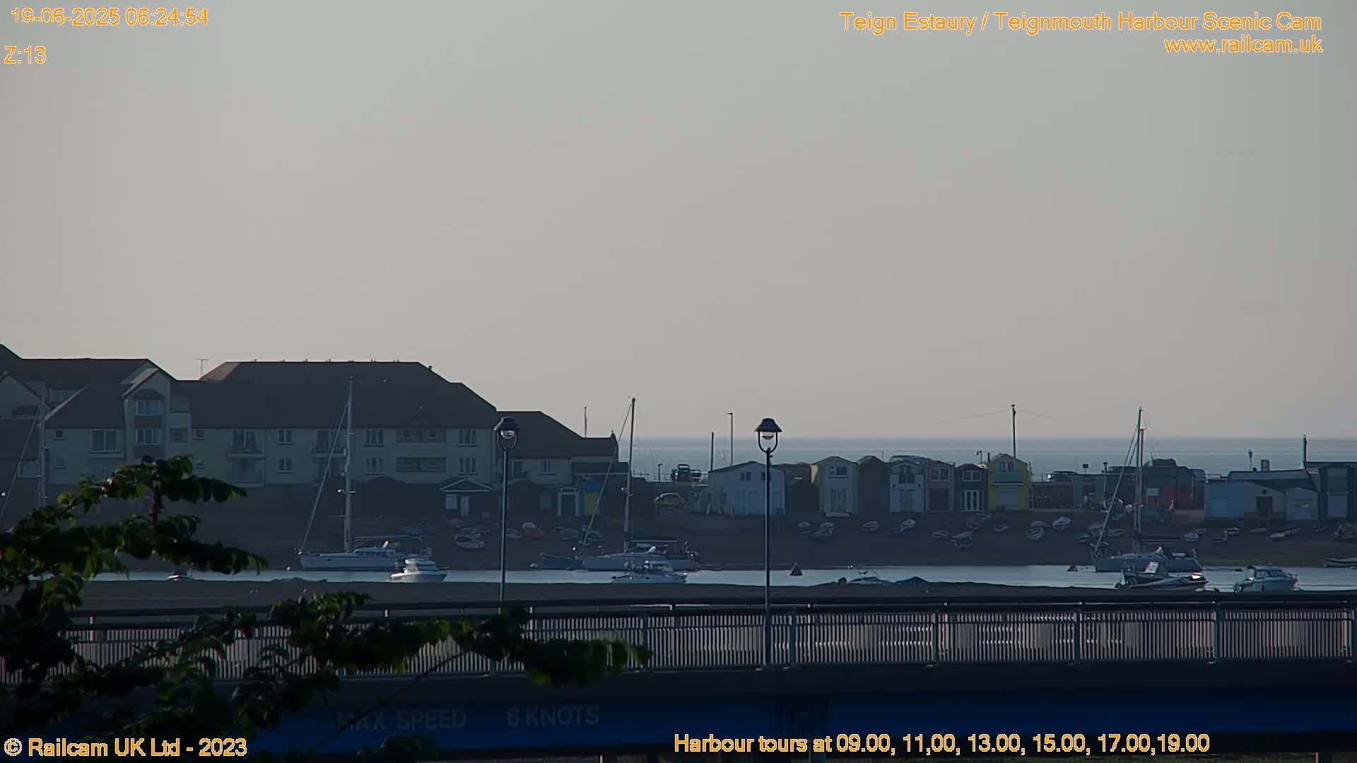 Teignmouth Harbour , Teign River & Shalton Village Live Cam - Teignbridge, Devon, South West, England, United Kingdom
