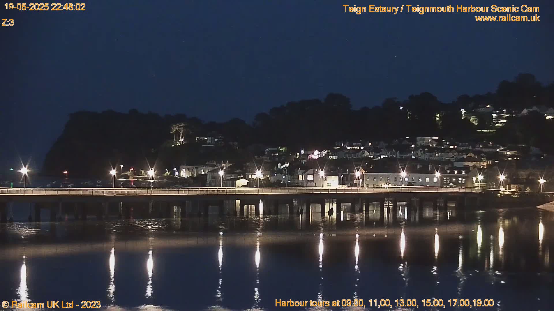 Teignmouth Harbour , Teign River & Shalton Village Live Cam - Teignbridge, Devon, South West, England, United Kingdom