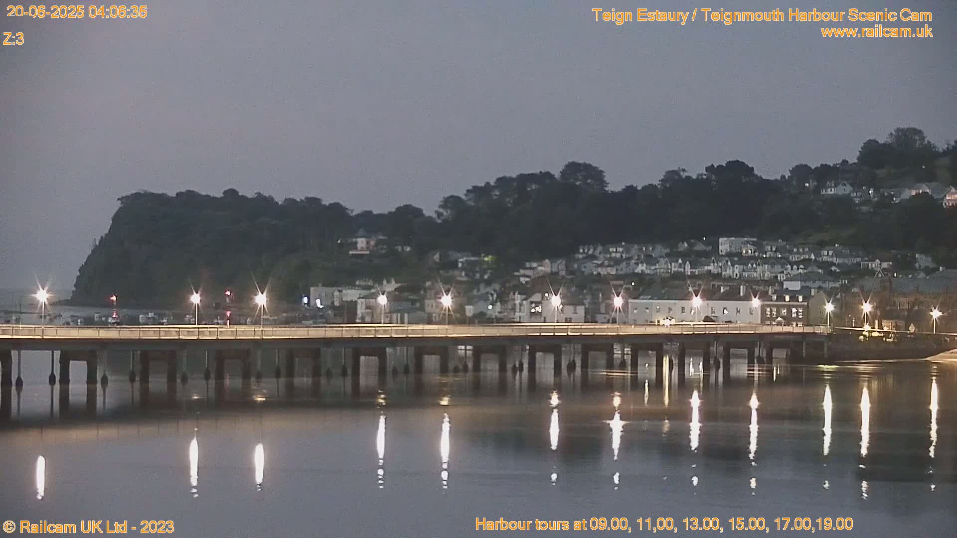 Teignmouth Harbour , Teign River & Shalton Village Live Cam - Teignbridge, Devon, South West, England, United Kingdom