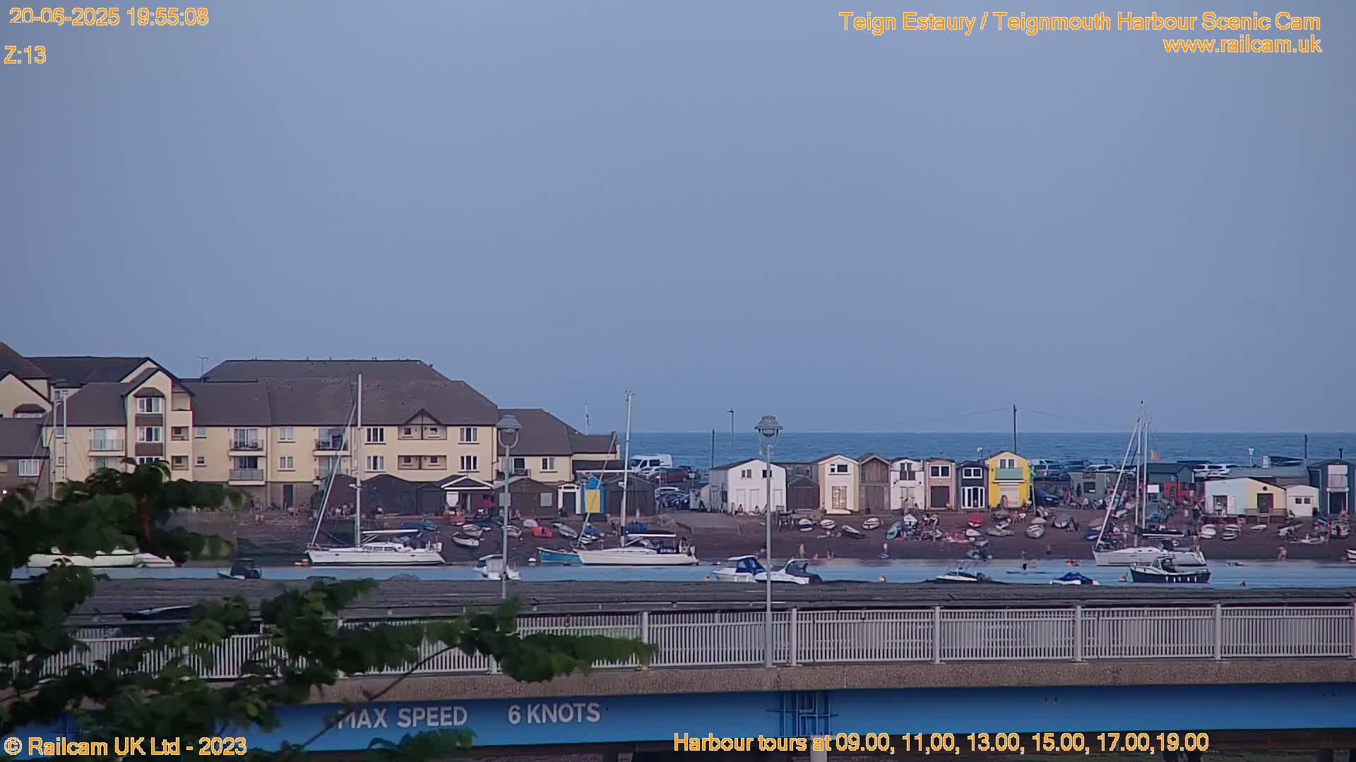 Teignmouth Harbour , Teign River & Shalton Village Live Cam - Teignbridge, Devon, South West, England, United Kingdom