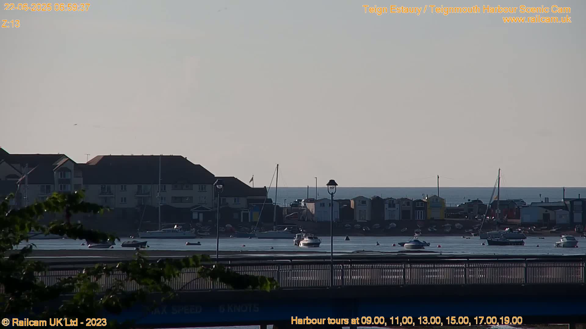 Teignmouth Harbour , Teign River & Shalton Village Live Cam - Teignbridge, Devon, South West, England, United Kingdom