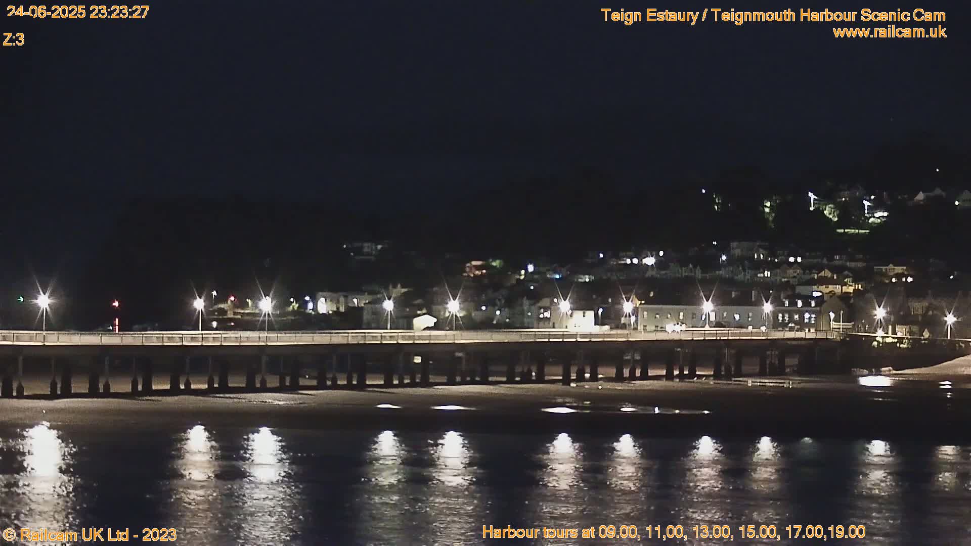 Teignmouth Harbour , Teign River & Shalton Village Live Cam - Teignbridge, Devon, South West, England, United Kingdom