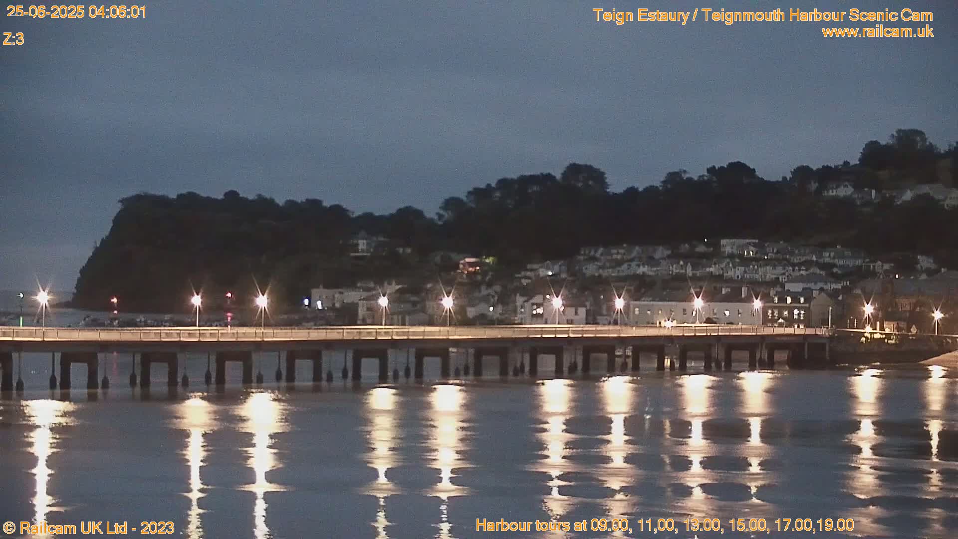 Teignmouth Harbour , Teign River & Shalton Village Live Cam - Teignbridge, Devon, South West, England, United Kingdom