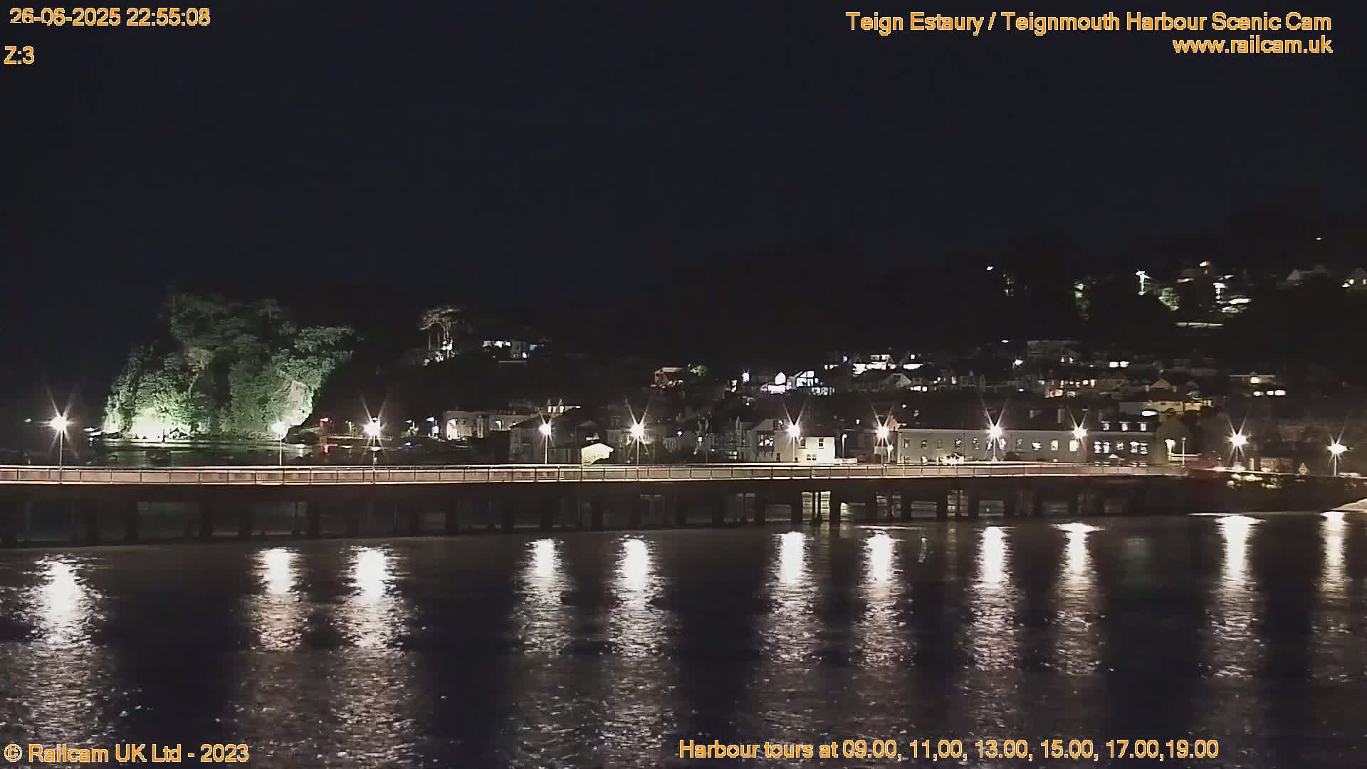 Teignmouth Harbour , Teign River & Shalton Village Live Cam - Teignbridge, Devon, South West, England, United Kingdom