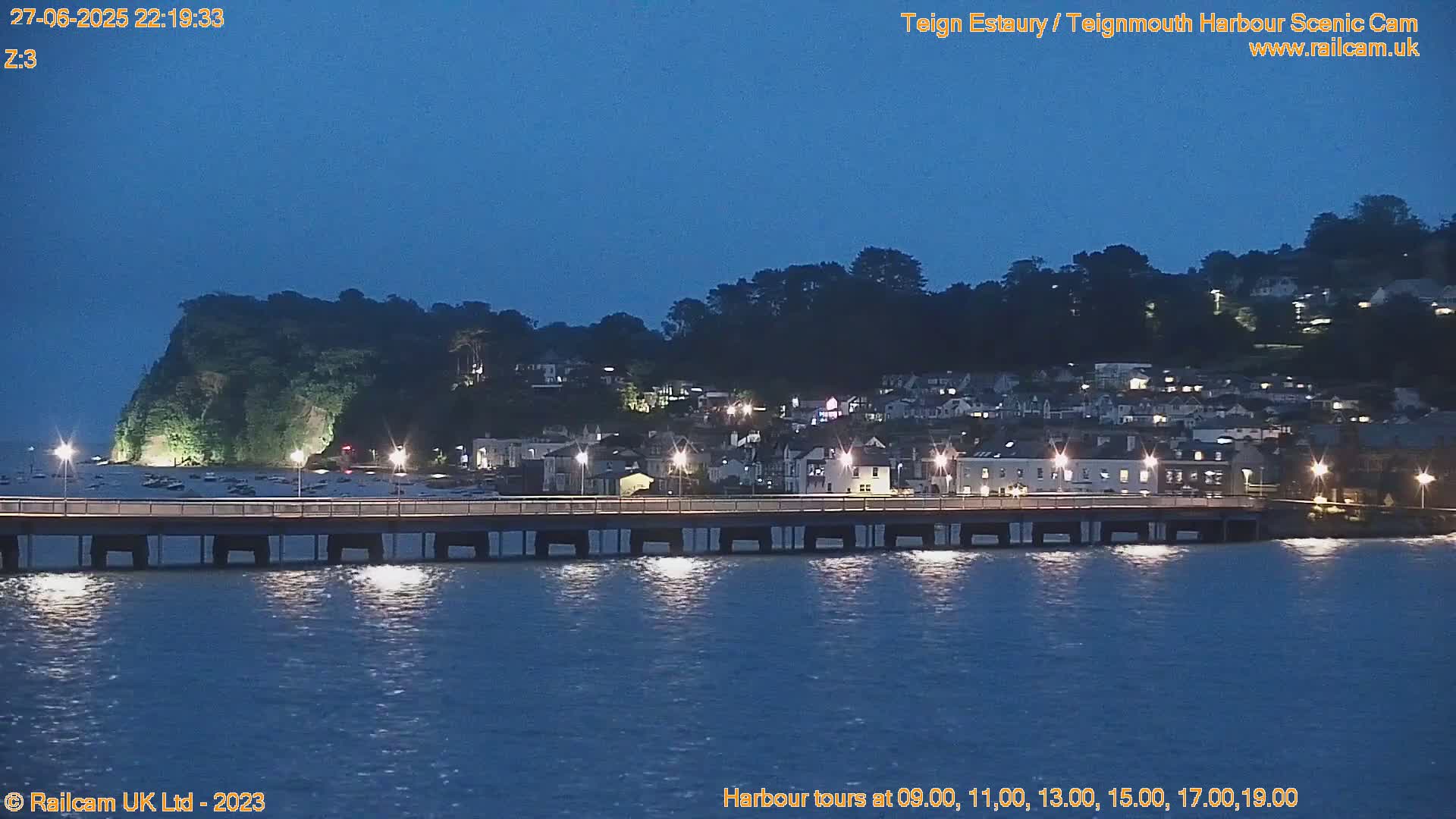 Teignmouth Harbour , Teign River & Shalton Village Live Cam - Teignbridge, Devon, South West, England, United Kingdom
