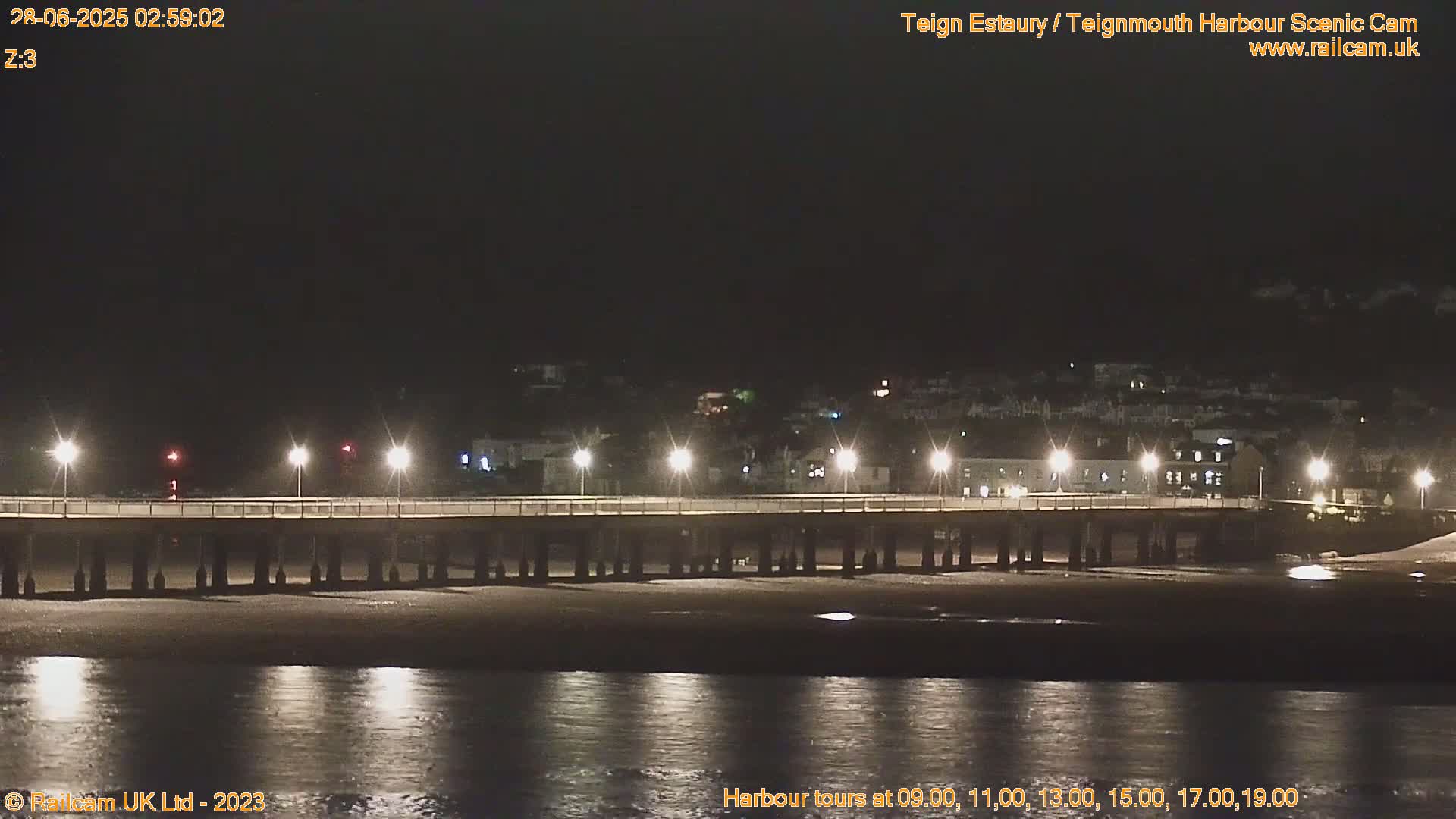Teignmouth Harbour , Teign River & Shalton Village Live Cam - Teignbridge, Devon, South West, England, United Kingdom