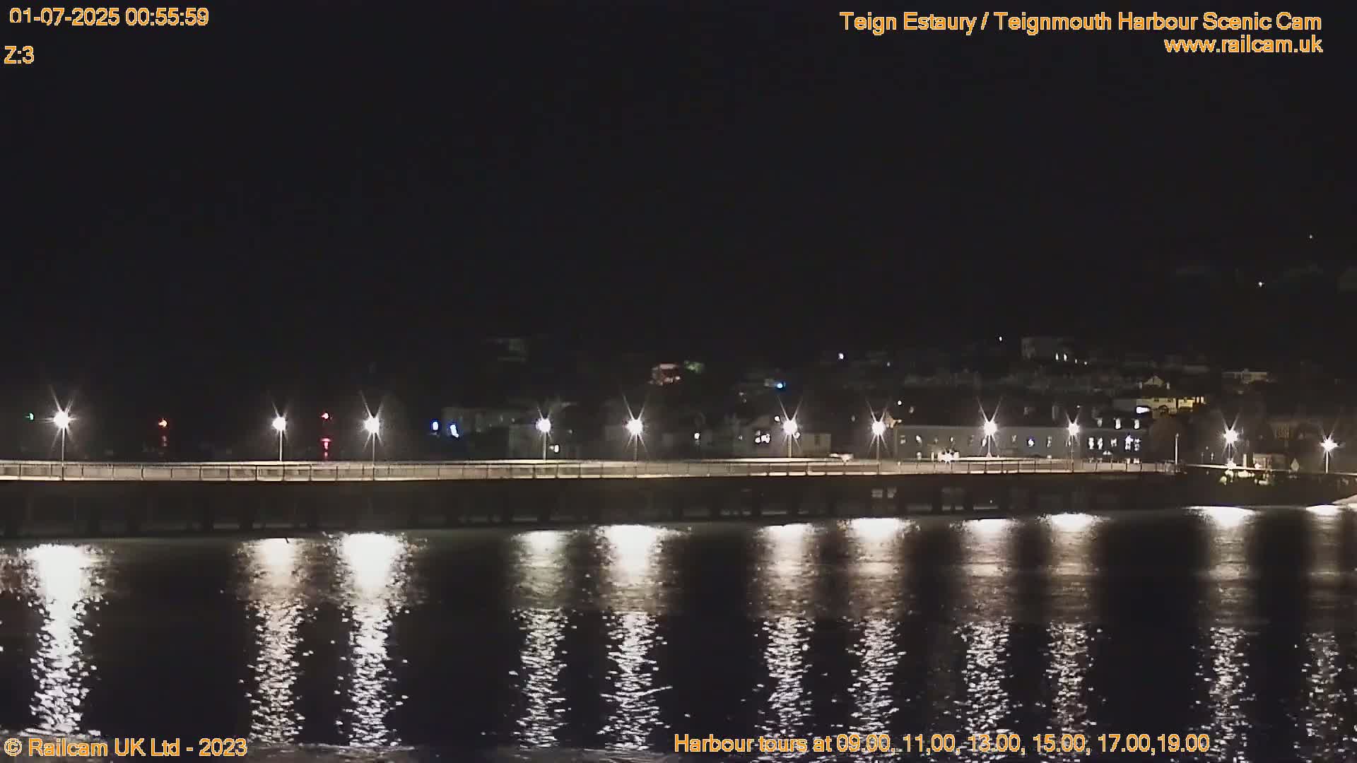 Teignmouth Harbour , Teign River & Shalton Village Live Cam - Teignbridge, Devon, South West, England, United Kingdom
