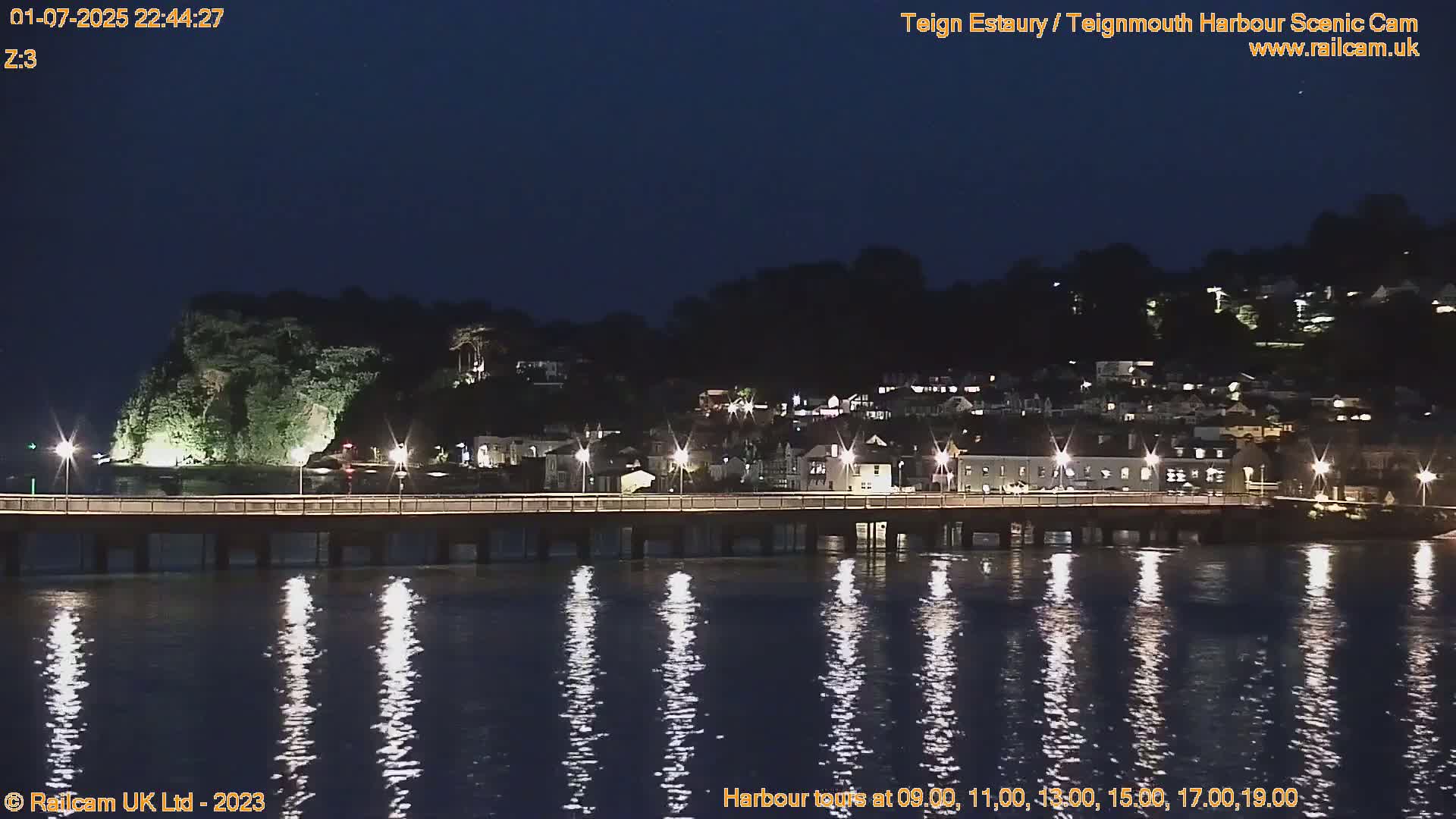 Teignmouth Harbour , Teign River & Shalton Village Live Cam - Teignbridge, Devon, South West, England, United Kingdom