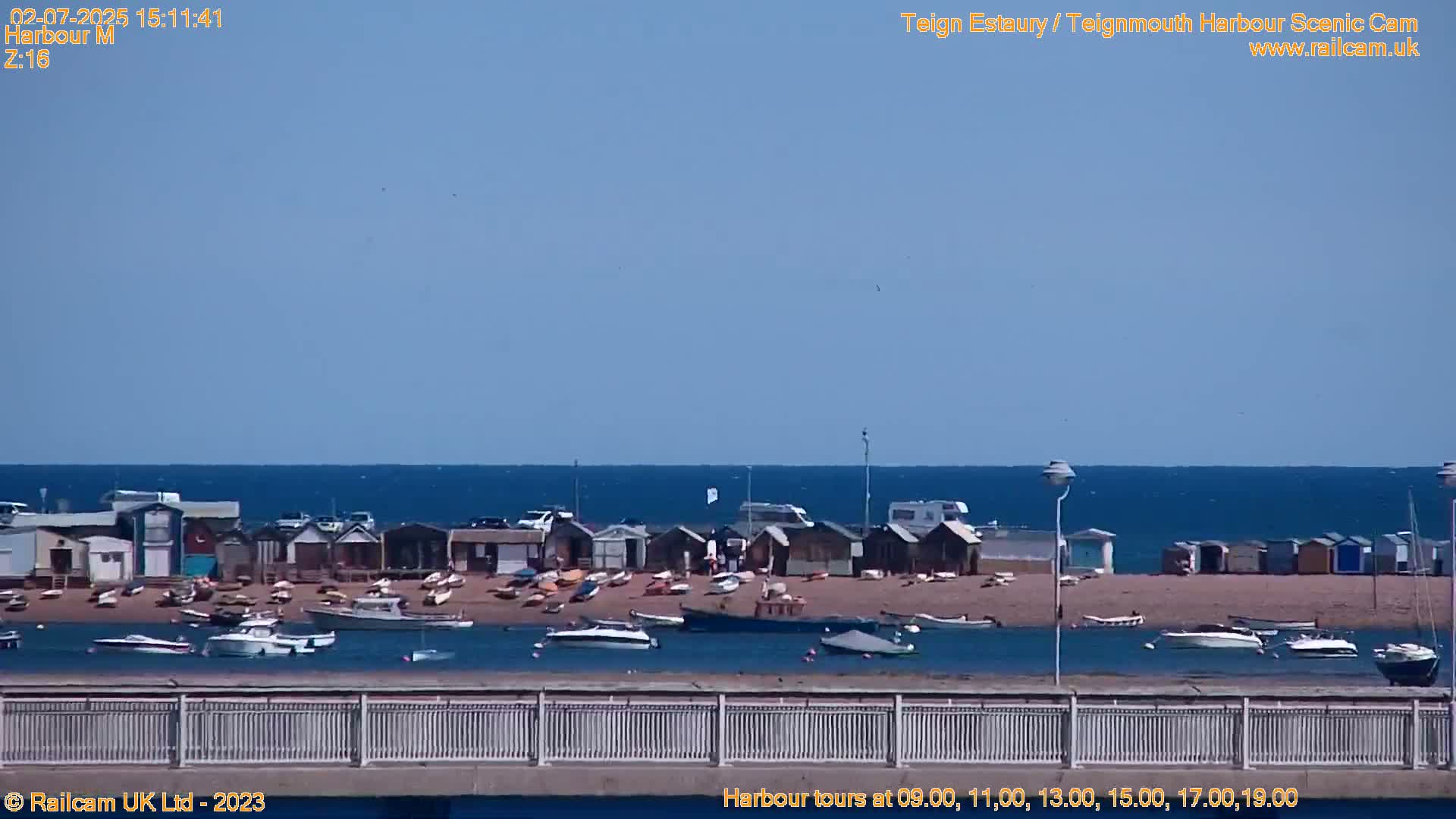 Teignmouth Harbour , Teign River & Shalton Village Live Cam - Teignbridge, Devon, South West, England, United Kingdom