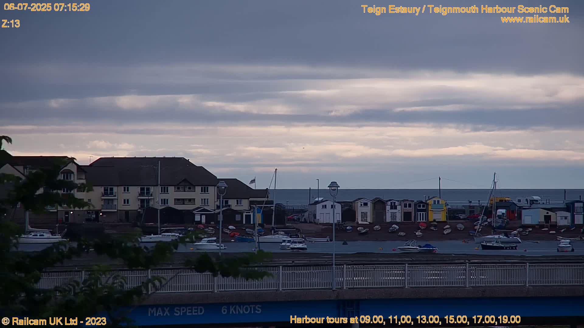 Teignmouth Harbour , Teign River & Shalton Village Live Cam - Teignbridge, Devon, South West, England, United Kingdom