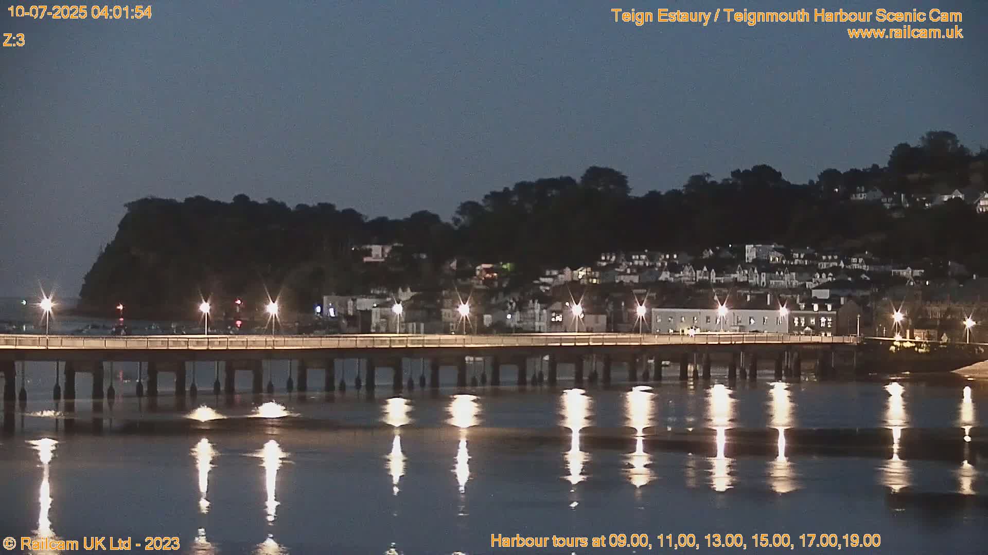 Teignmouth Harbour , Teign River & Shalton Village Live Cam - Teignbridge, Devon, South West, England, United Kingdom