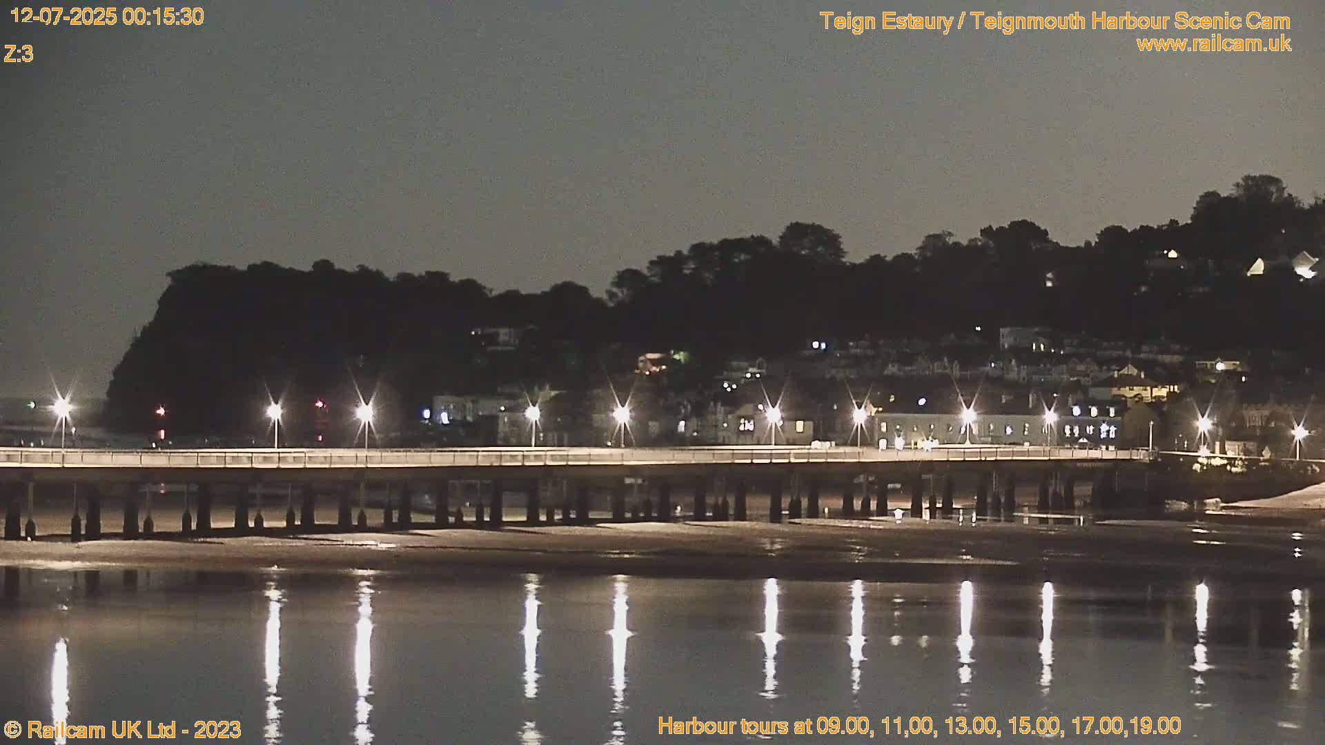 Teignmouth Harbour , Teign River & Shalton Village Live Cam - Teignbridge, Devon, South West, England, United Kingdom