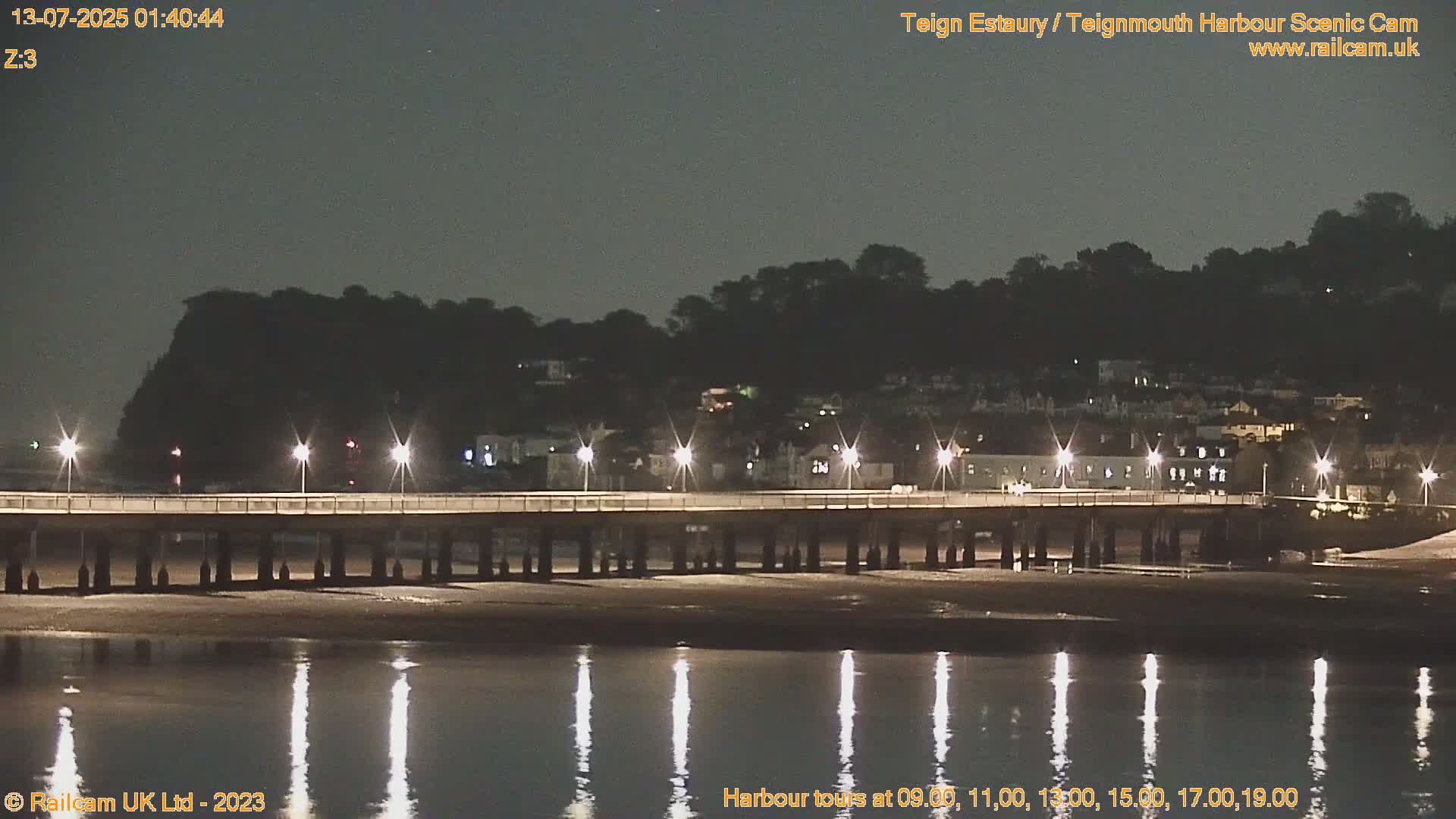 Teignmouth Harbour , Teign River & Shalton Village Live Cam - Teignbridge, Devon, South West, England, United Kingdom