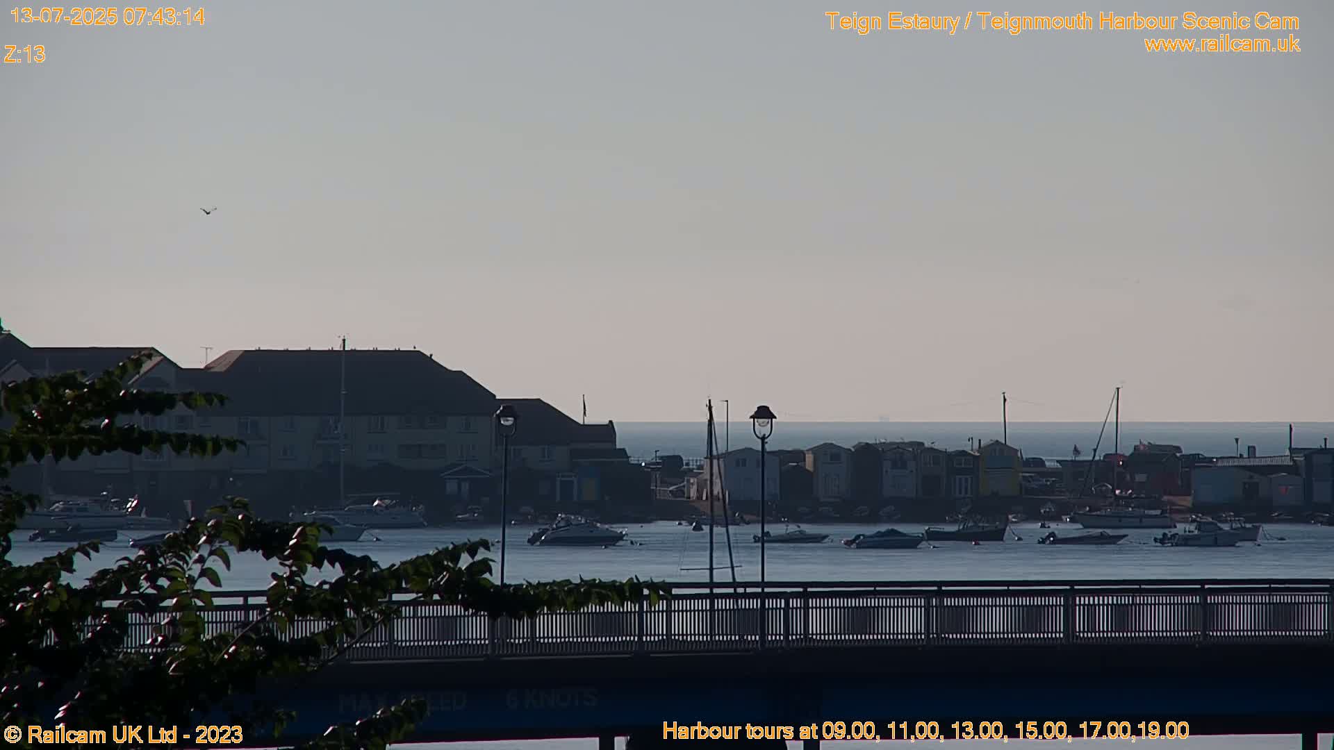 Teignmouth Harbour , Teign River & Shalton Village Live Cam - Teignbridge, Devon, South West, England, United Kingdom