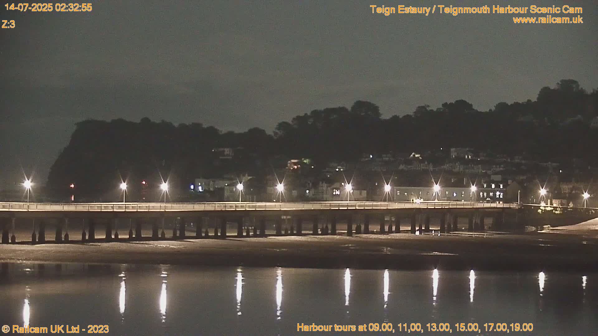 Teignmouth Harbour , Teign River & Shalton Village Live Cam - Teignbridge, Devon, South West, England, United Kingdom