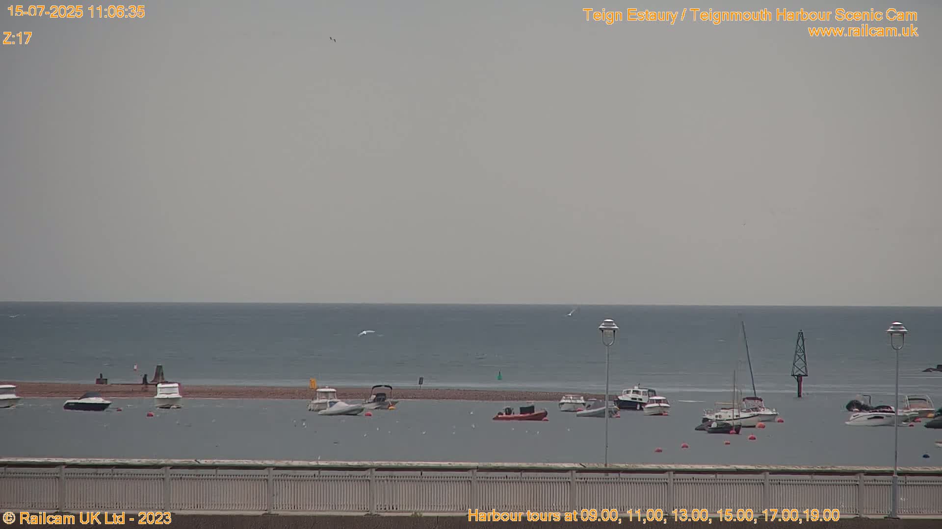 Teignmouth Harbour , Teign River & Shalton Village Live Cam - Teignbridge, Devon, South West, England, United Kingdom