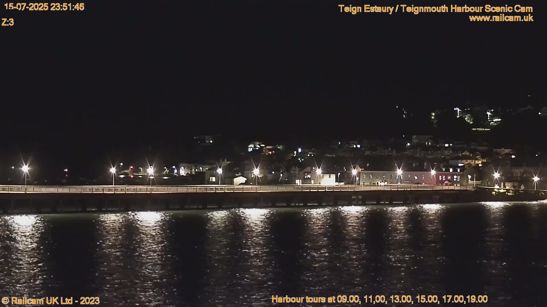Teignmouth Harbour , Teign River & Shalton Village Live Cam - Teignbridge, Devon, South West, England, United Kingdom