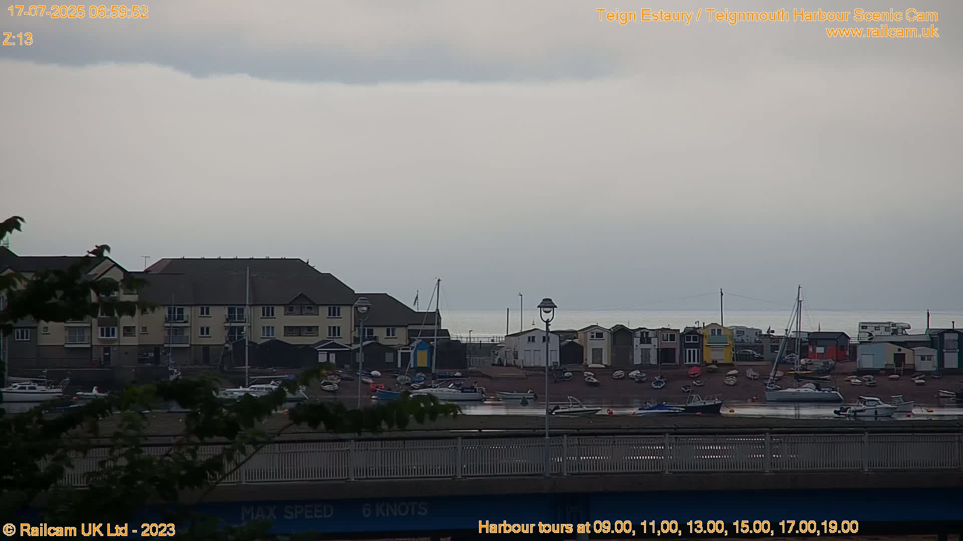 Teignmouth Harbour , Teign River & Shalton Village Live Cam - Teignbridge, Devon, South West, England, United Kingdom