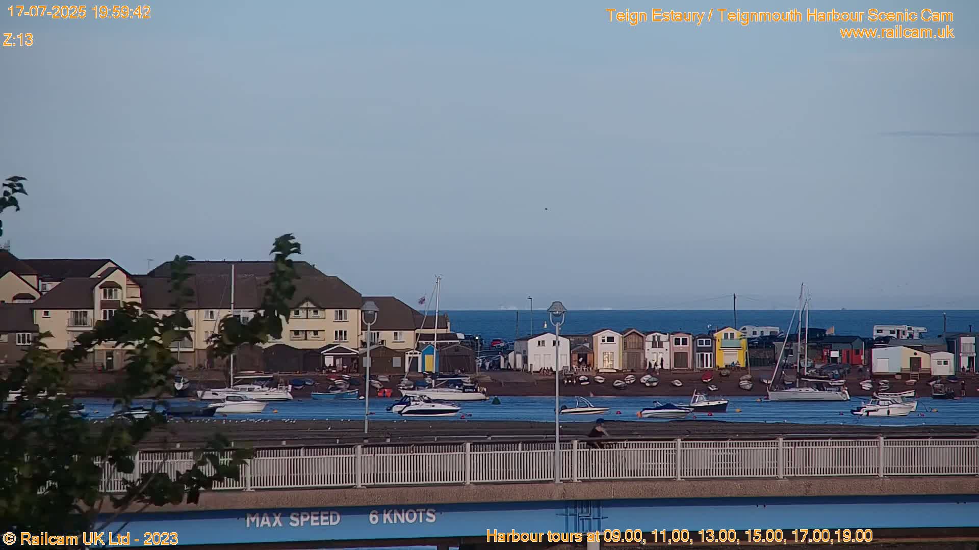 Teignmouth Harbour , Teign River & Shalton Village Live Cam - Teignbridge, Devon, South West, England, United Kingdom