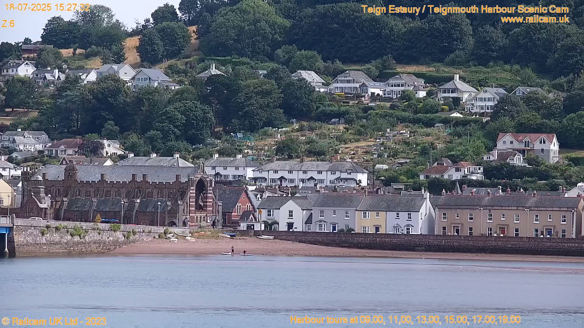 Teignmouth Harbour , Teign River & Shalton Village Live Cam - Teignbridge, Devon, South West, England, United Kingdom