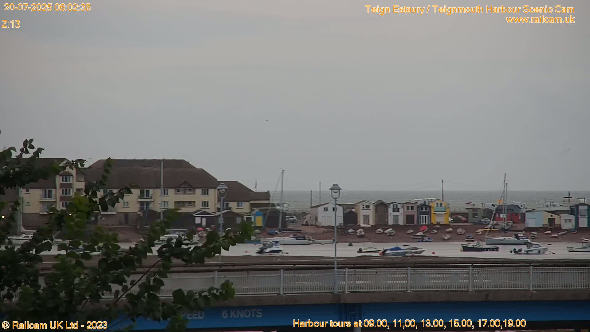 Teignmouth Harbour , Teign River & Shalton Village Live Cam - Teignbridge, Devon, South West, England, United Kingdom