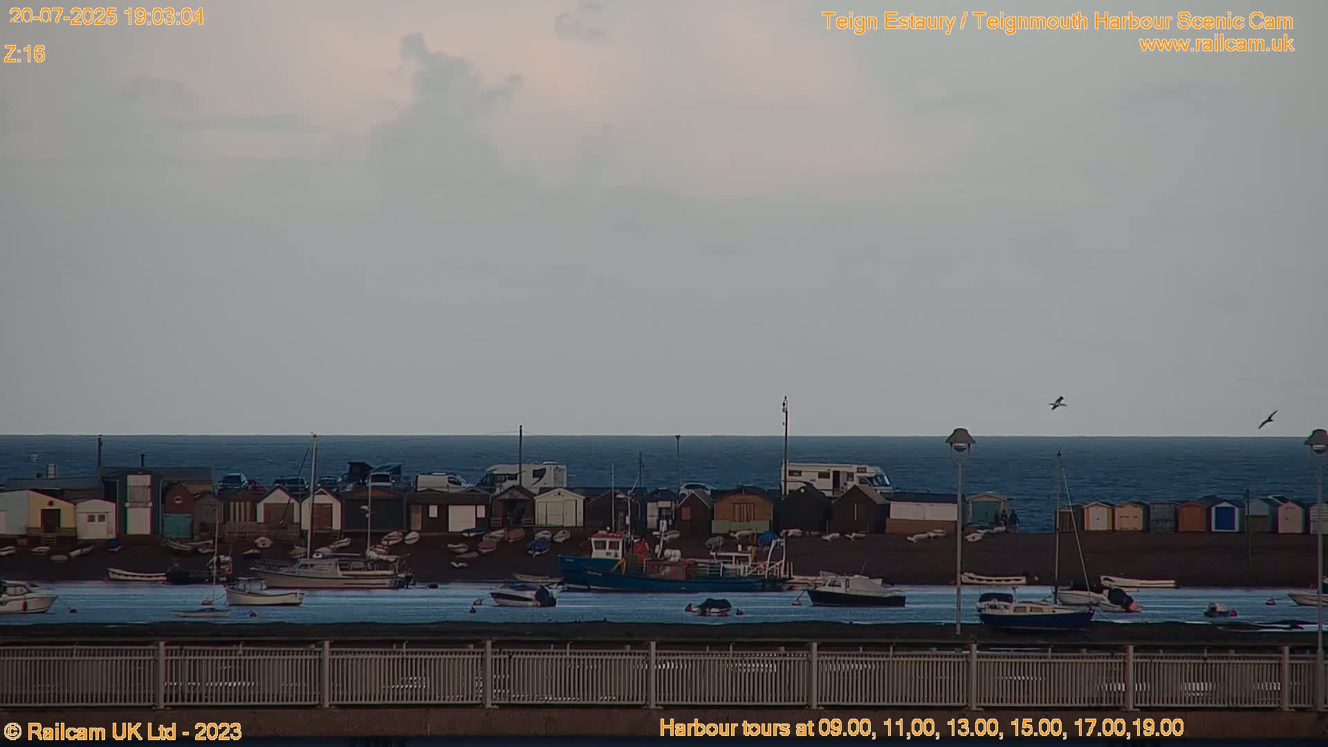 Teignmouth Harbour , Teign River & Shalton Village Live Cam - Teignbridge, Devon, South West, England, United Kingdom