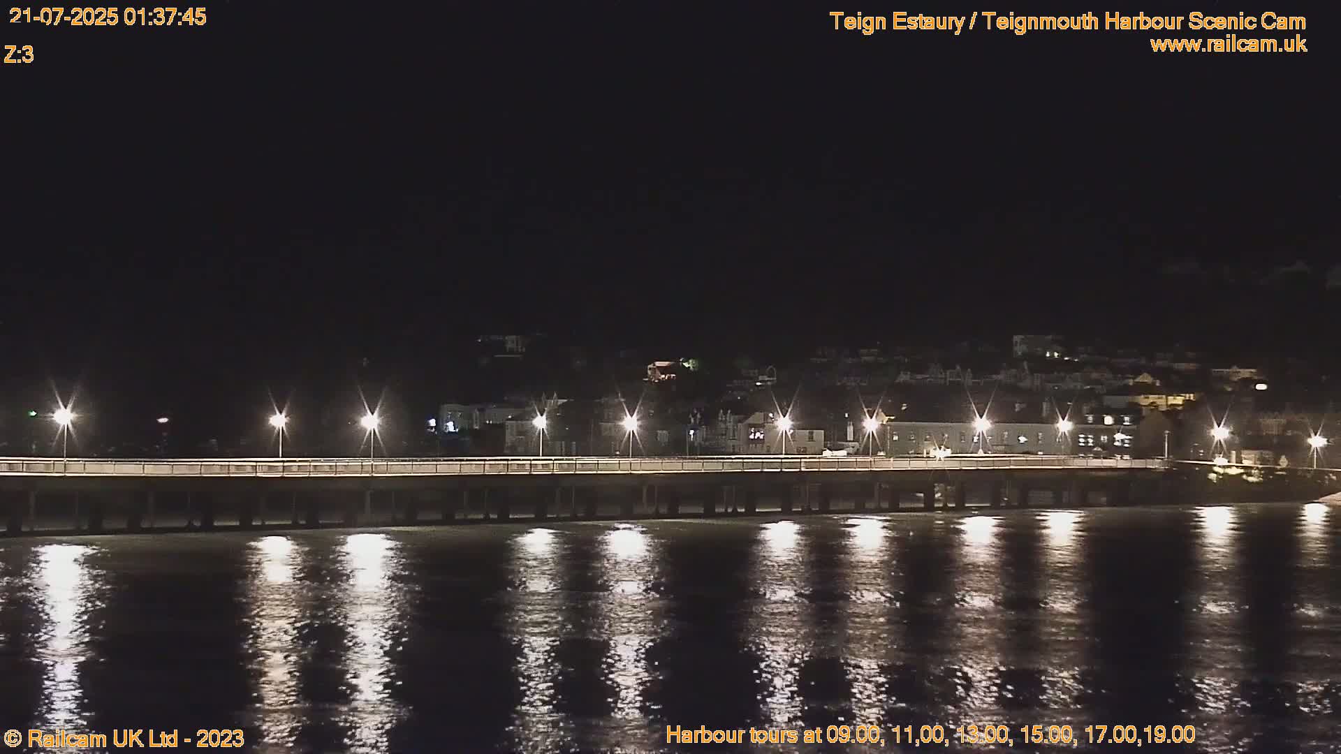 Teignmouth Harbour , Teign River & Shalton Village Live Cam - Teignbridge, Devon, South West, England, United Kingdom