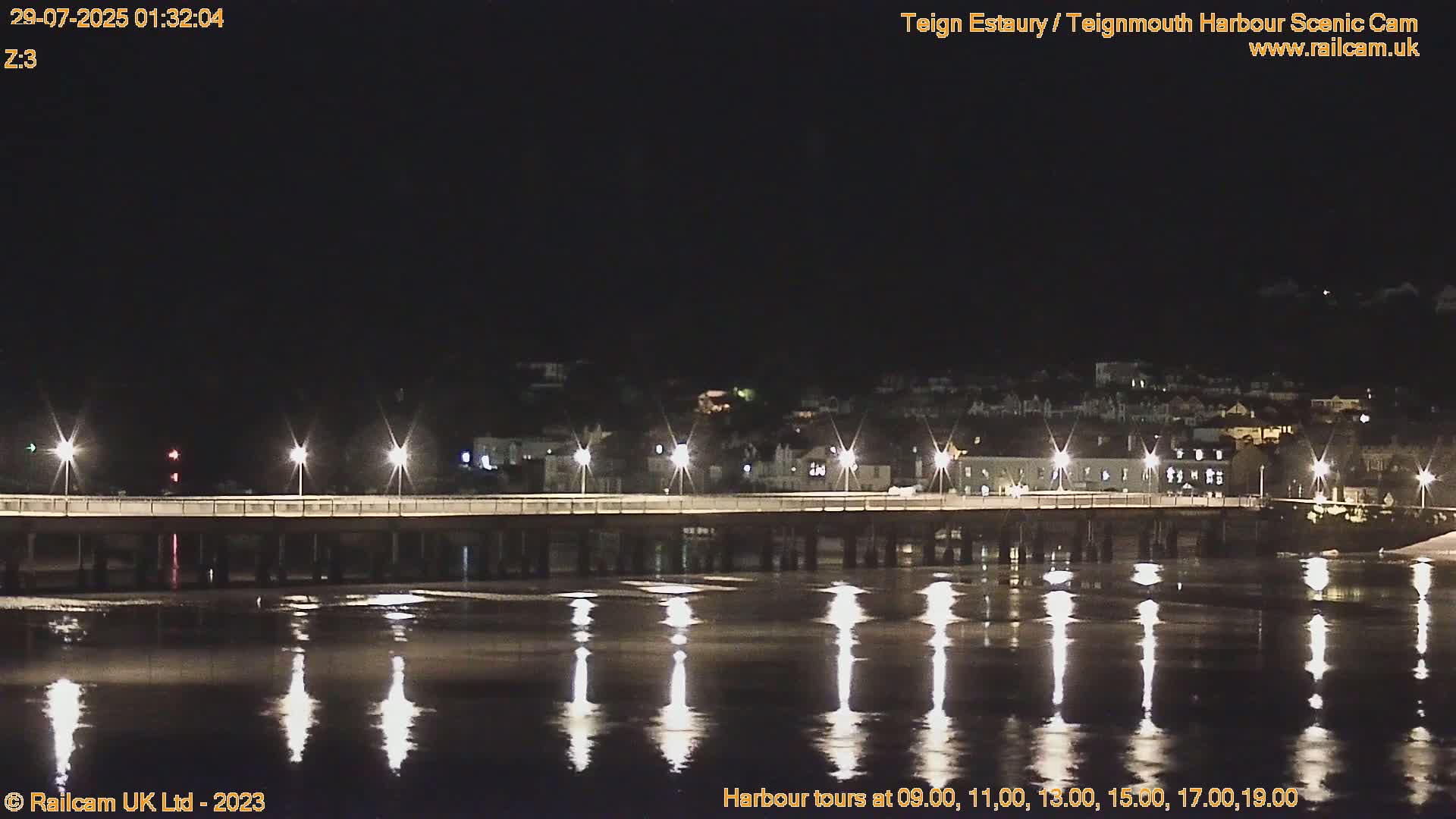 Teignmouth Harbour , Teign River & Shalton Village Live Cam - Teignbridge, Devon, South West, England, United Kingdom