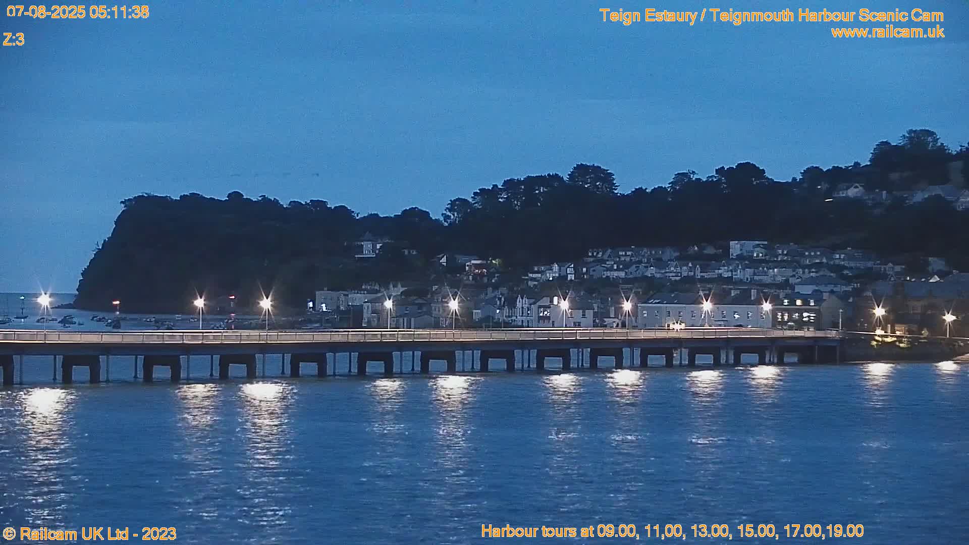 Teignmouth Harbour , Teign River & Shalton Village Live Cam - Teignbridge, Devon, South West, England, United Kingdom