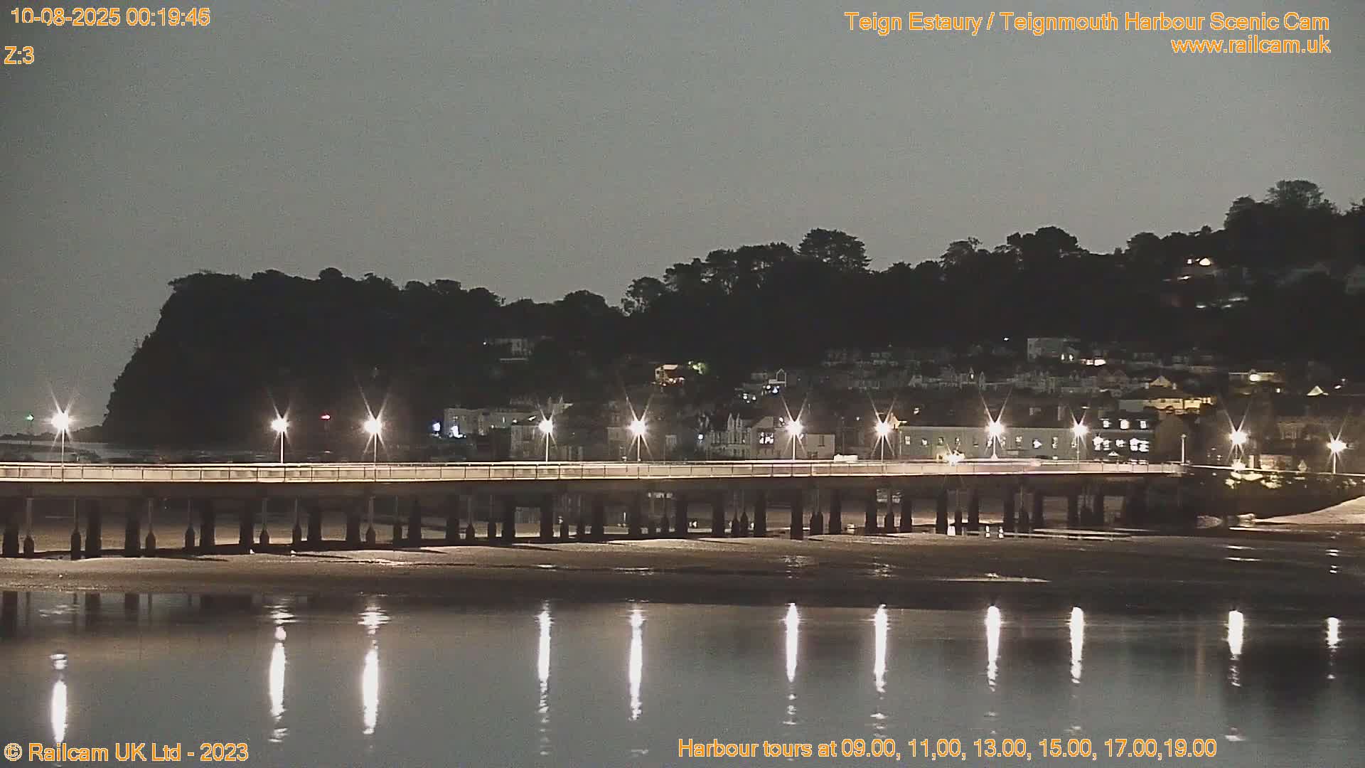Teignmouth Harbour , Teign River & Shalton Village Live Cam - Teignbridge, Devon, South West, England, United Kingdom