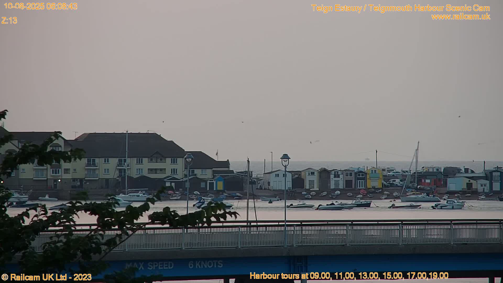 Teignmouth Harbour , Teign River & Shalton Village Live Cam - Teignbridge, Devon, South West, England, United Kingdom