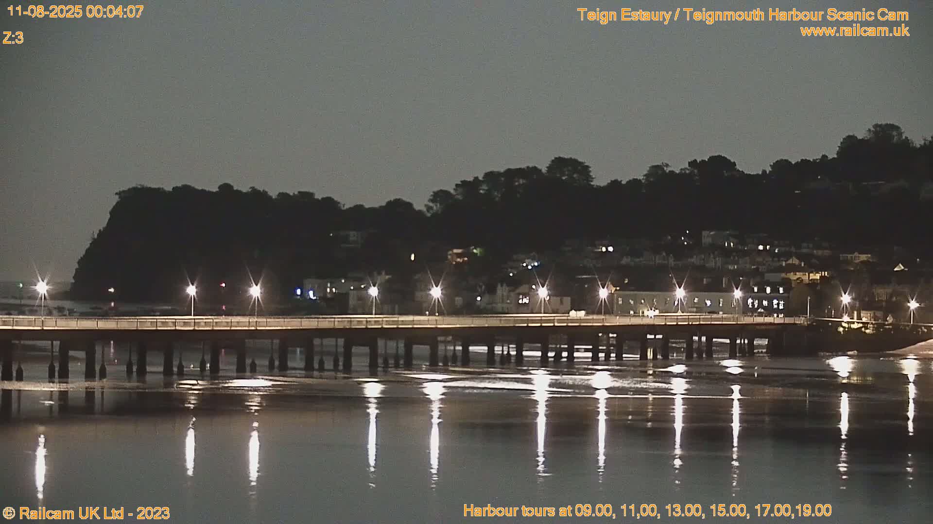Teignmouth Harbour , Teign River & Shalton Village Live Cam - Teignbridge, Devon, South West, England, United Kingdom