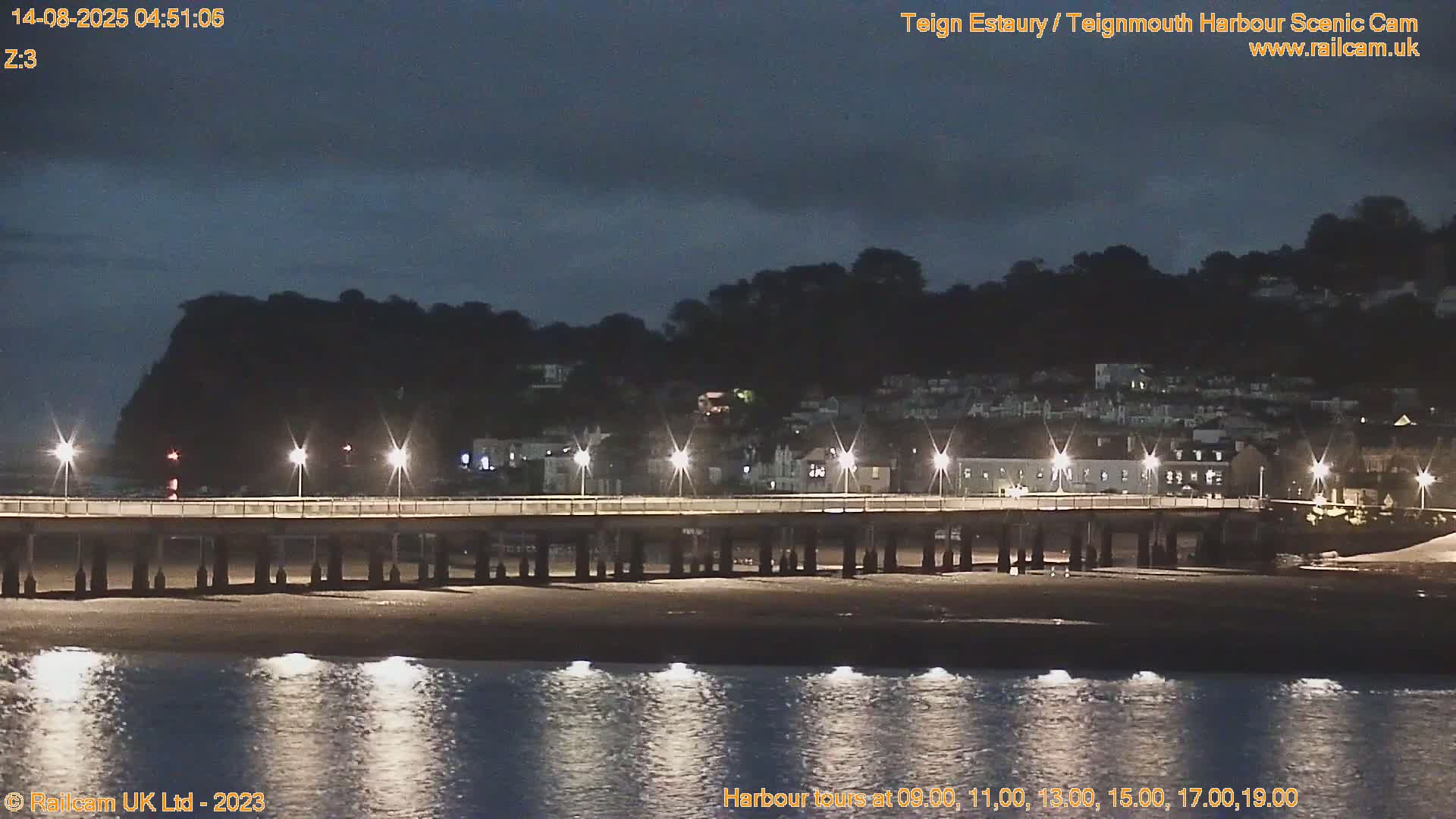 Teignmouth Harbour , Teign River & Shalton Village Live Cam - Teignbridge, Devon, South West, England, United Kingdom