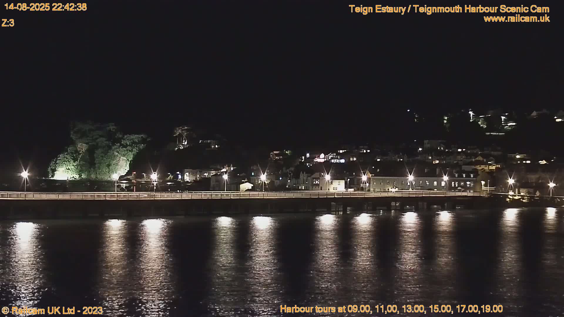 Teignmouth Harbour , Teign River & Shalton Village Live Cam - Teignbridge, Devon, South West, England, United Kingdom