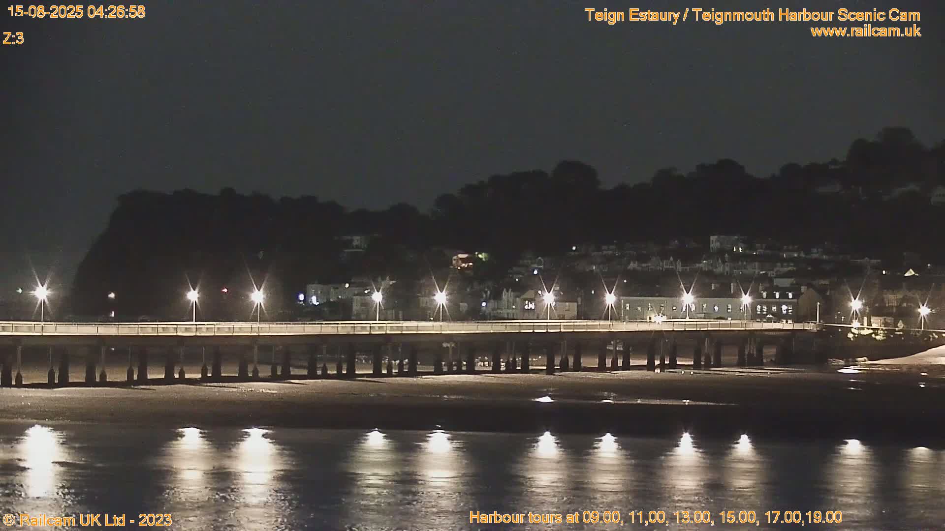 Teignmouth Harbour , Teign River & Shalton Village Live Cam - Teignbridge, Devon, South West, England, United Kingdom