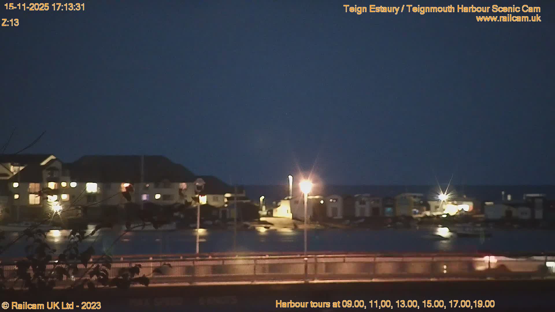 Teignmouth Harbour , Teign River & Shalton Village Live Cam - Teignbridge, Devon, South West, England, United Kingdom