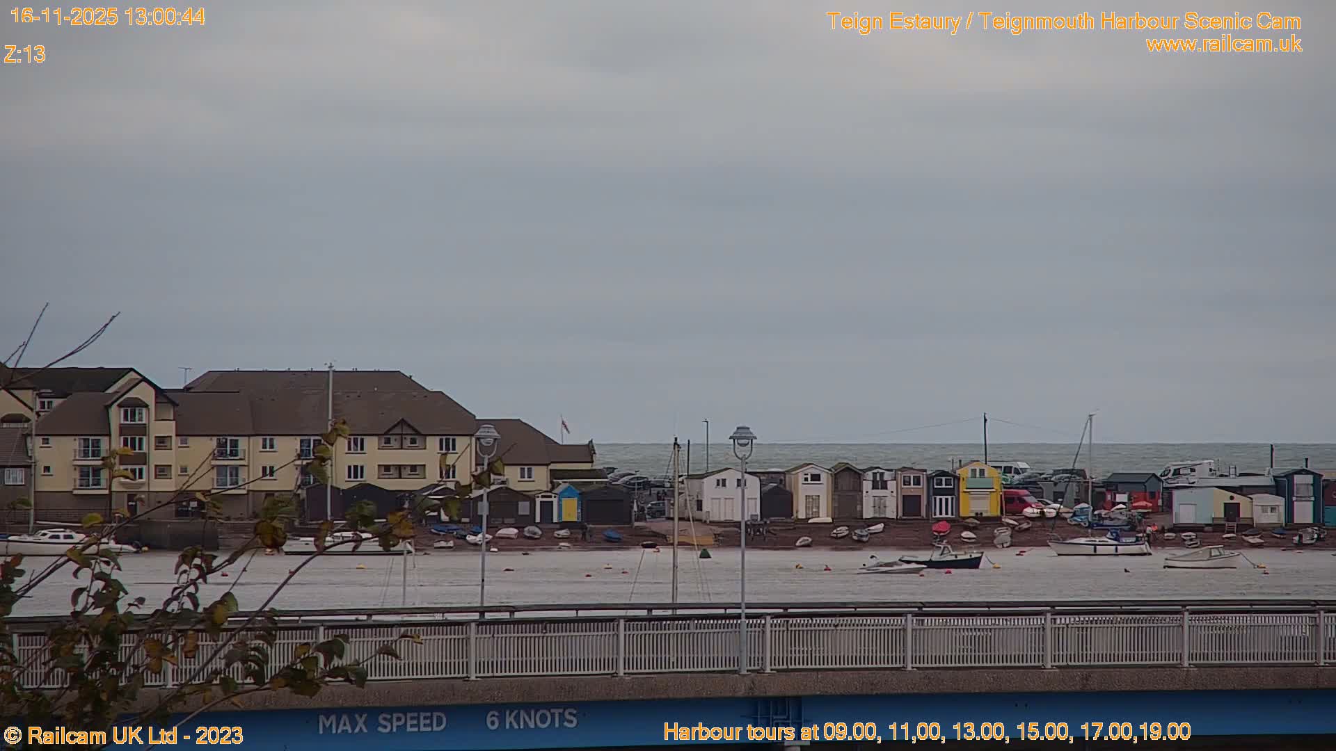 Teignmouth Harbour , Teign River & Shalton Village Live Cam - Teignbridge, Devon, South West, England, United Kingdom