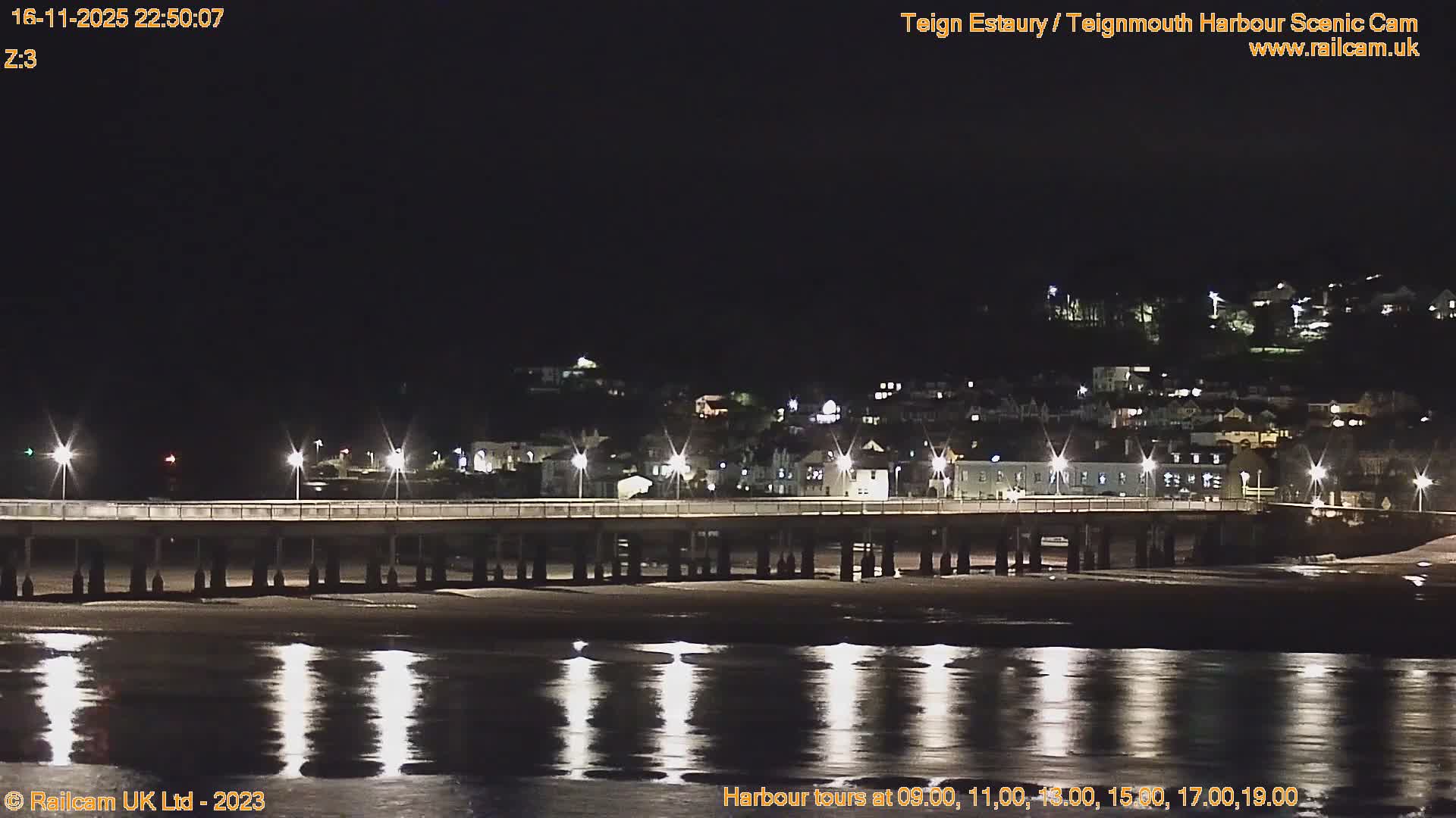 Teignmouth Harbour , Teign River & Shalton Village Live Cam - Teignbridge, Devon, South West, England, United Kingdom