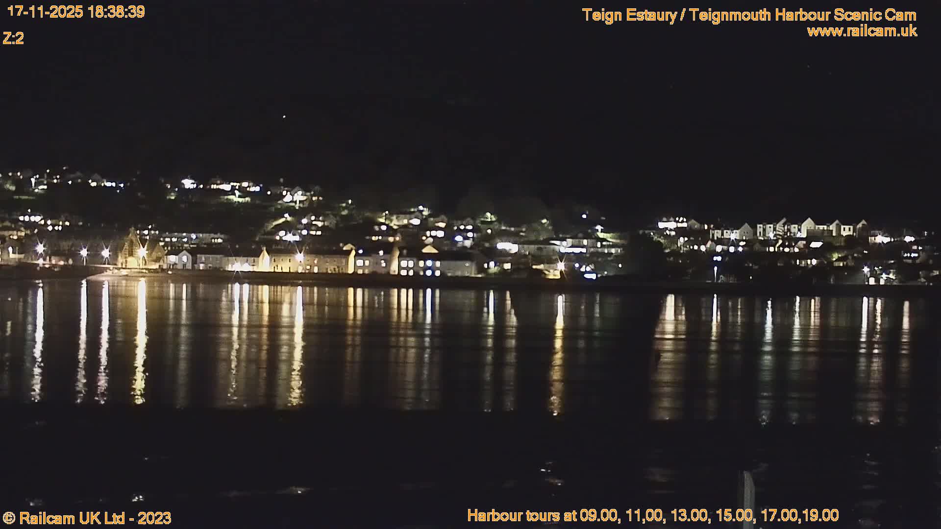 Teignmouth Harbour , Teign River & Shalton Village Live Cam - Teignbridge, Devon, South West, England, United Kingdom