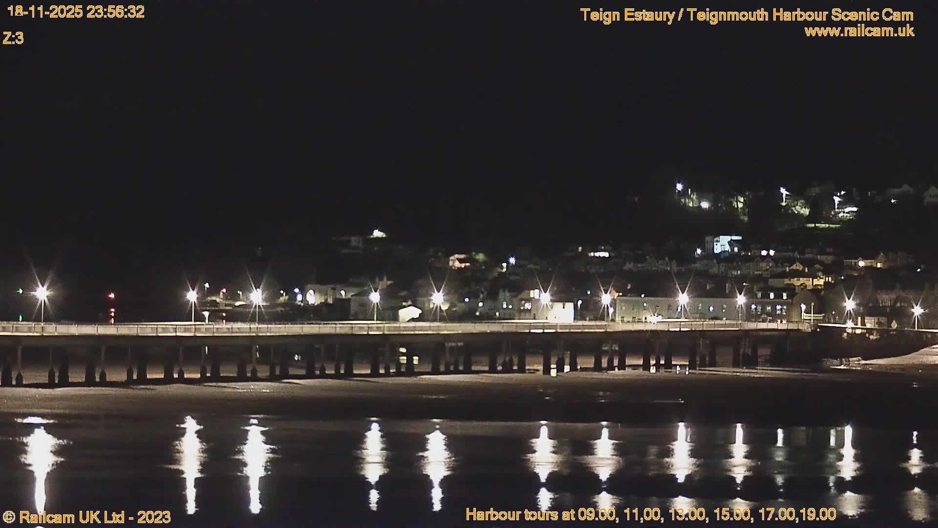 Teignmouth Harbour , Teign River & Shalton Village Live Cam - Teignbridge, Devon, South West, England, United Kingdom