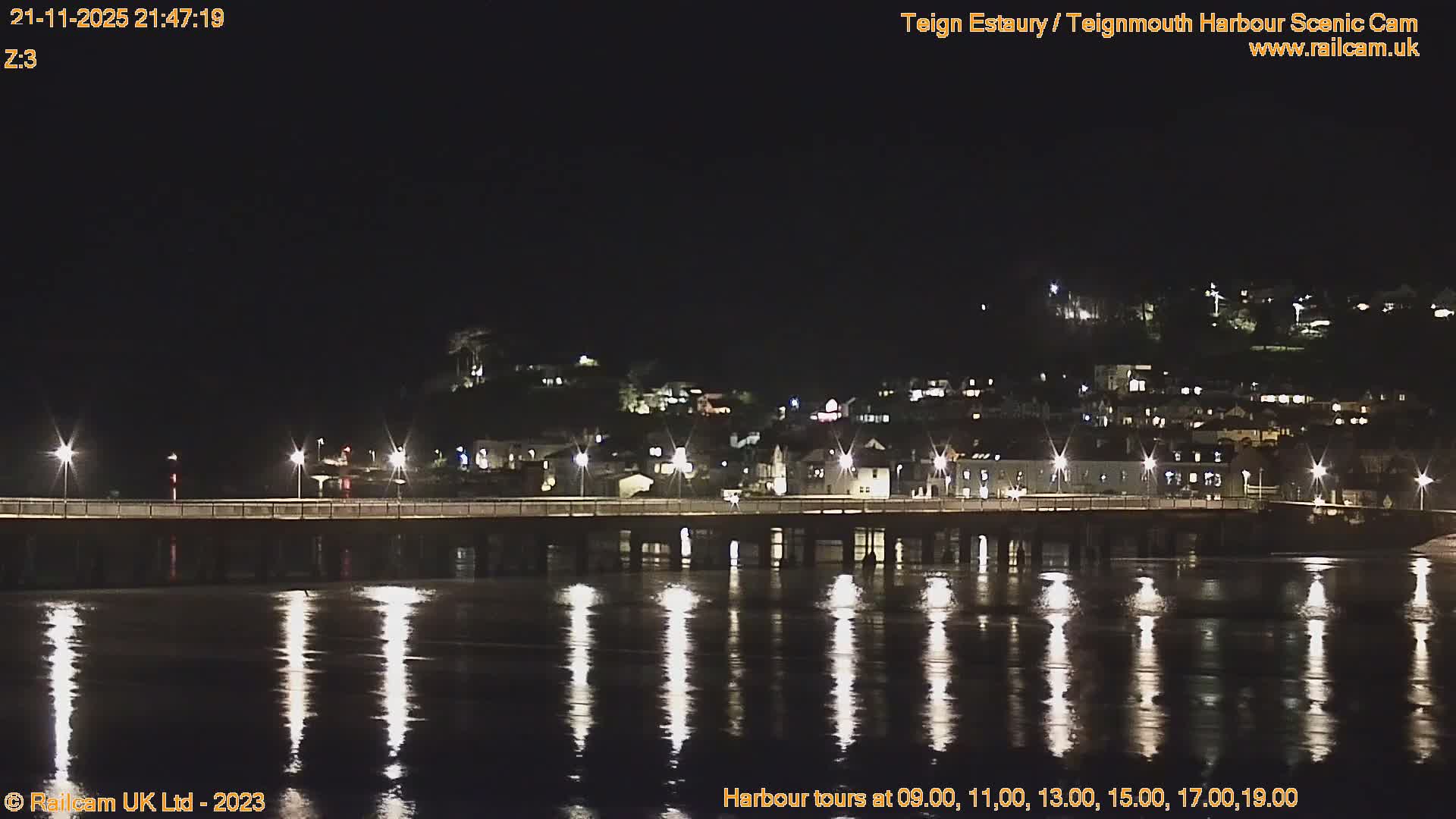 Teignmouth Harbour , Teign River & Shalton Village Live Cam - Teignbridge, Devon, South West, England, United Kingdom