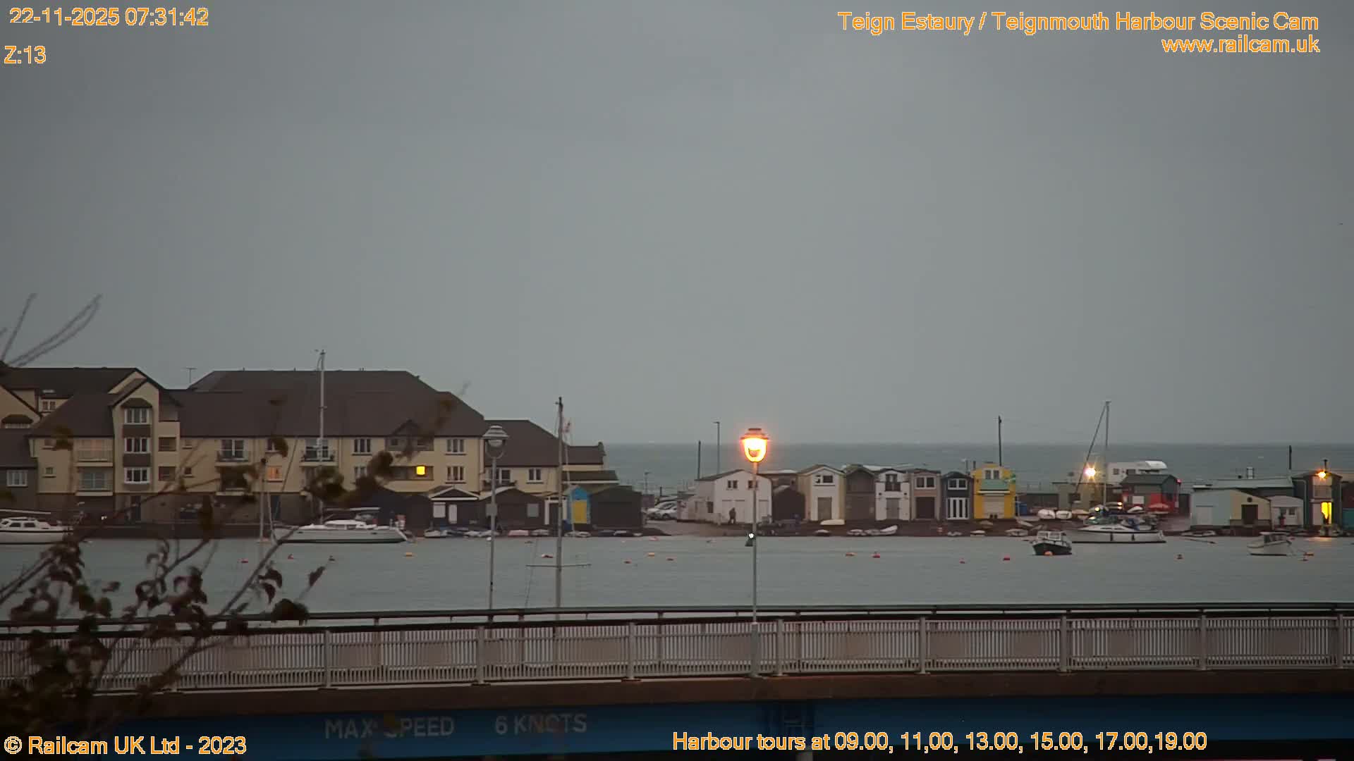 Teignmouth Harbour , Teign River & Shalton Village Live Cam - Teignbridge, Devon, South West, England, United Kingdom