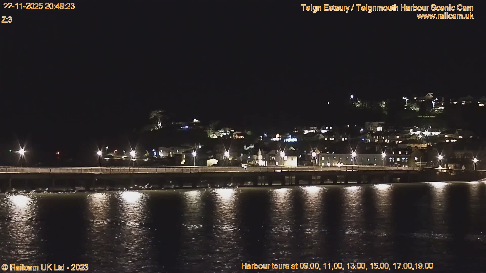 Teignmouth Harbour , Teign River & Shalton Village Live Cam - Teignbridge, Devon, South West, England, United Kingdom