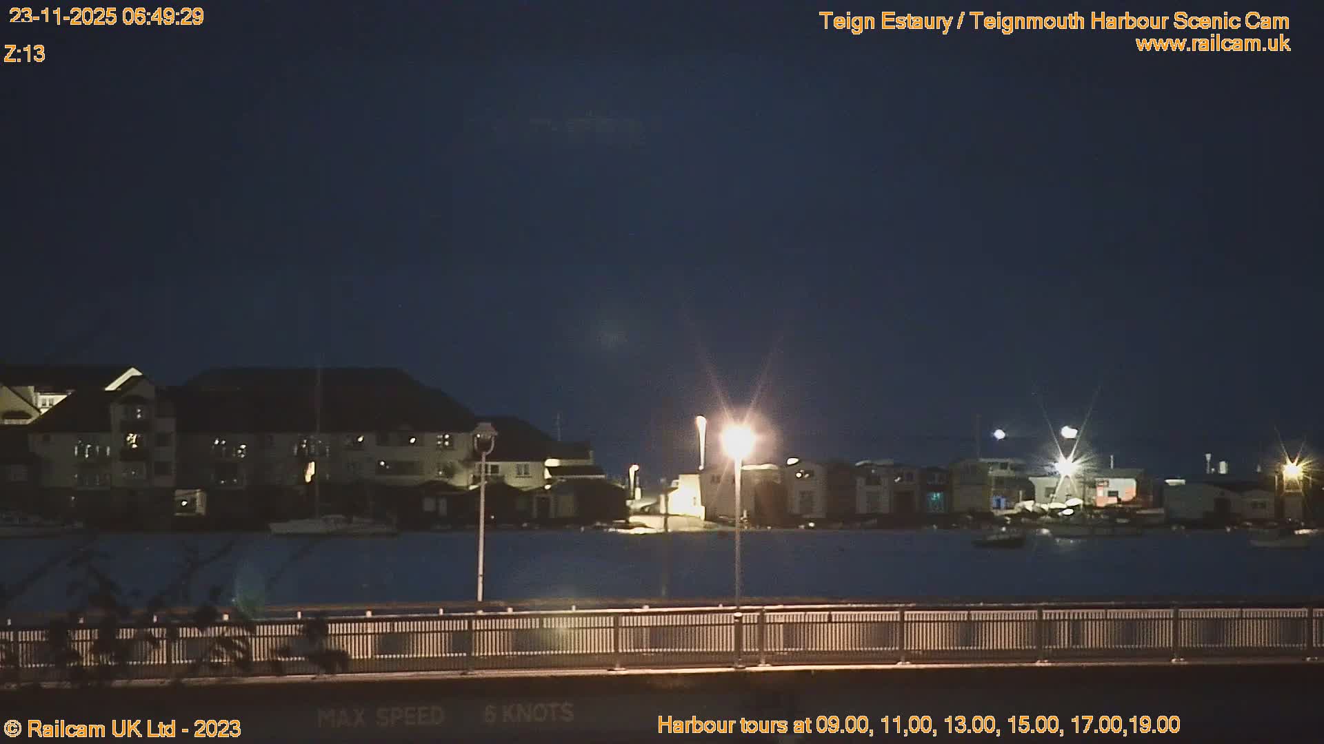 Teignmouth Harbour , Teign River & Shalton Village Live Cam - Teignbridge, Devon, South West, England, United Kingdom