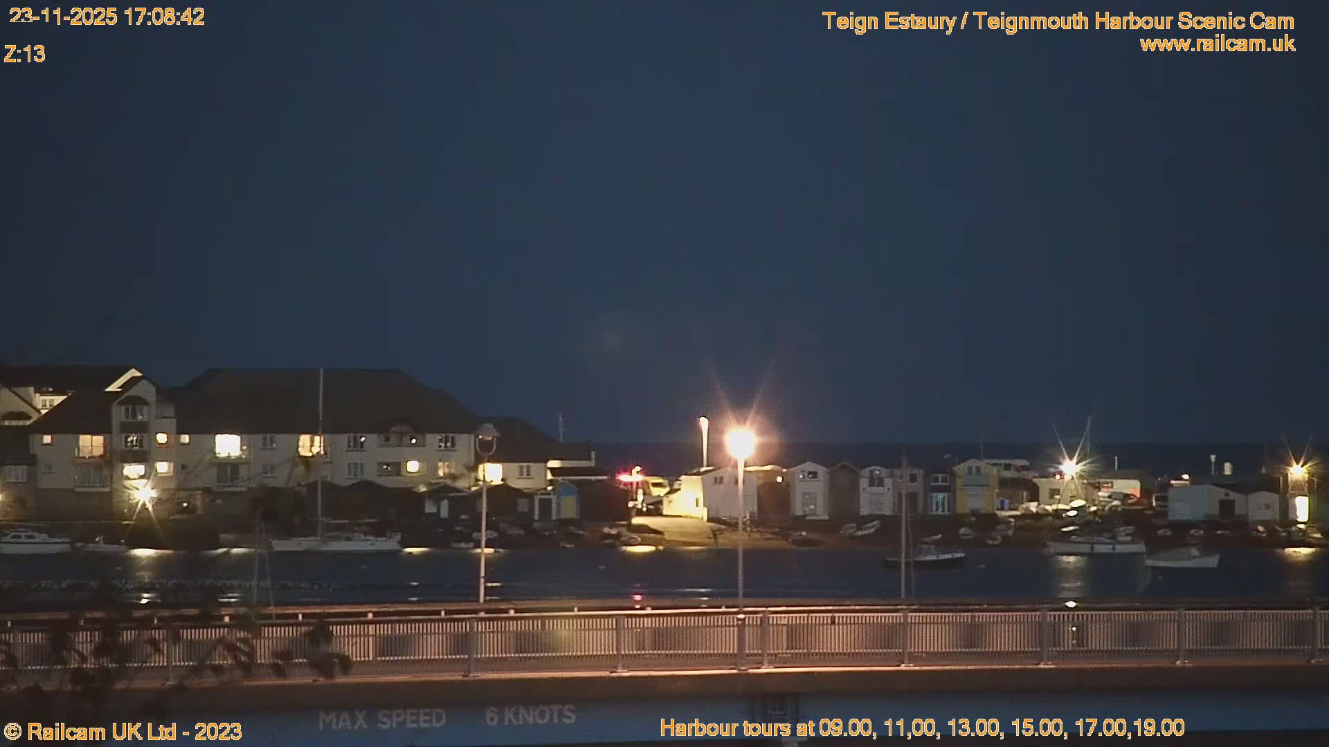 Teignmouth Harbour , Teign River & Shalton Village Live Cam - Teignbridge, Devon, South West, England, United Kingdom